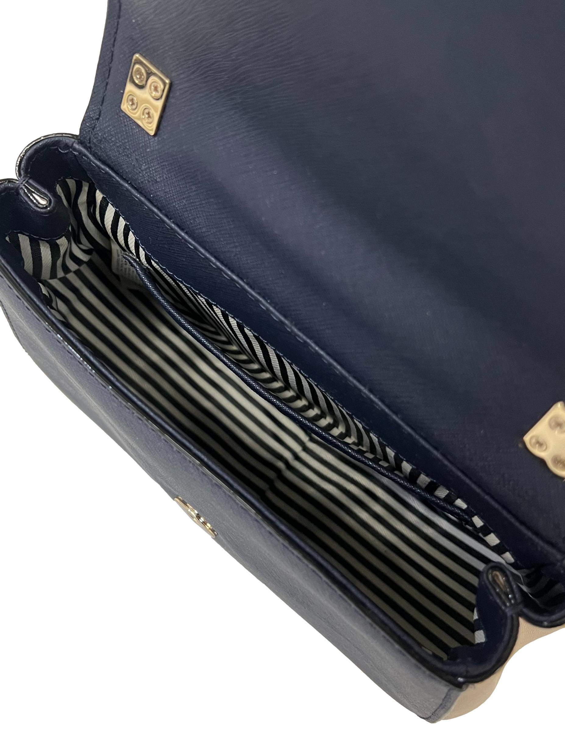 Black Leather Two Tone Cameron Street Byrdie Sling Bag CSN