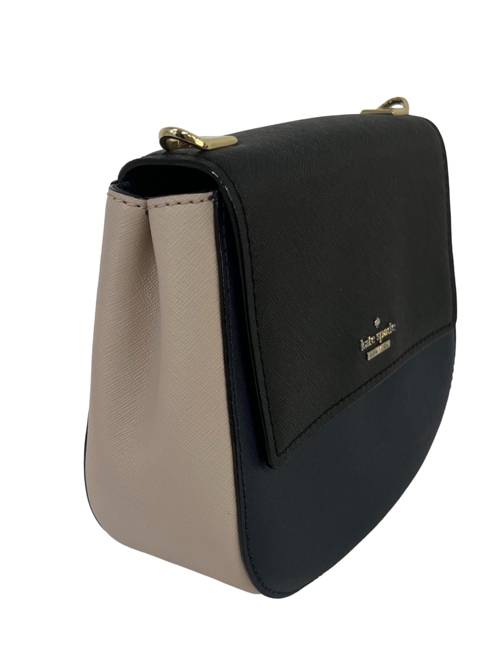 Black Leather Two Tone Cameron Street Byrdie Sling Bag CSN