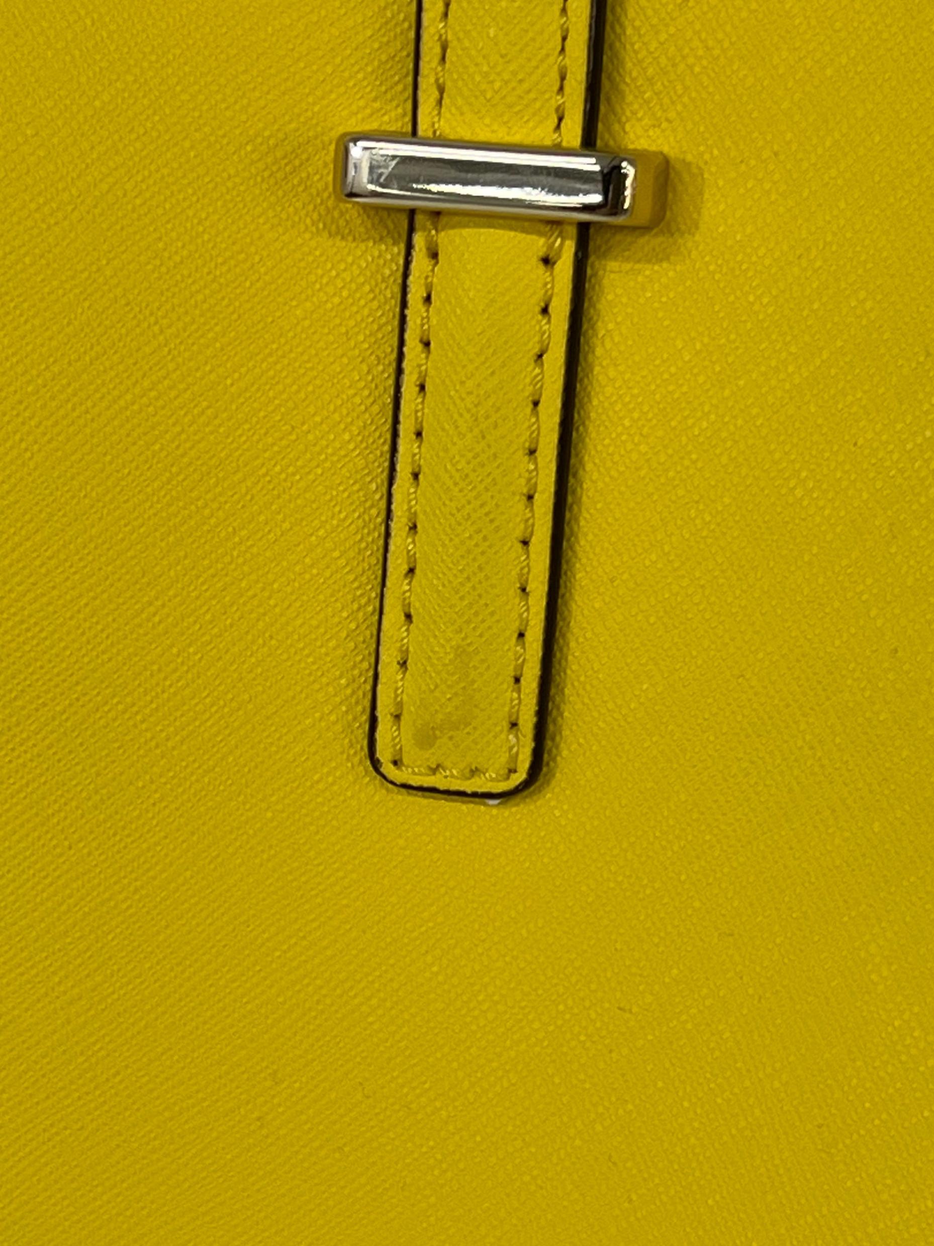 Yellow Leather Crossbody Bag CSN