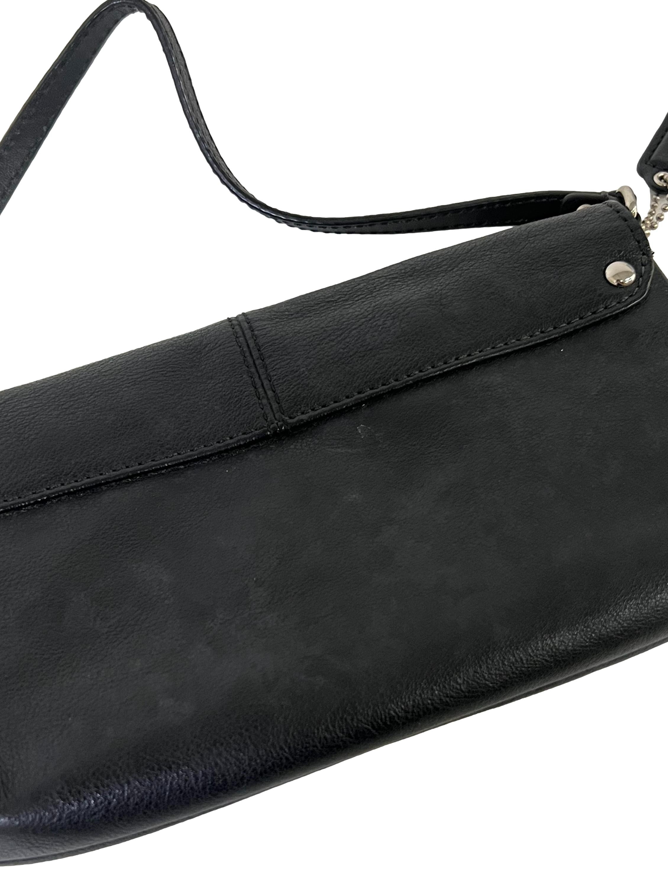 Black Leather Clutch CSN