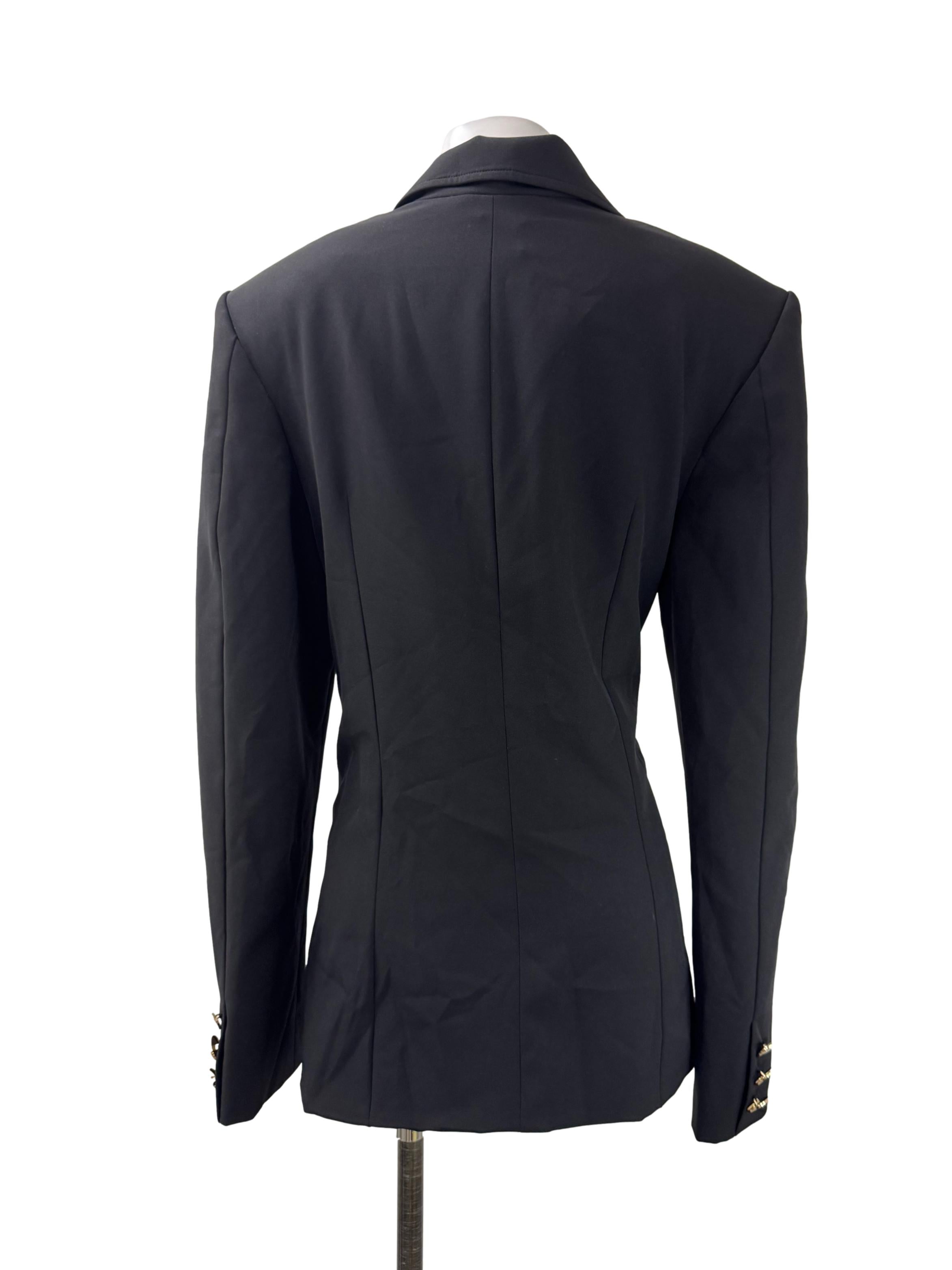 Black Single Breasted Blazer