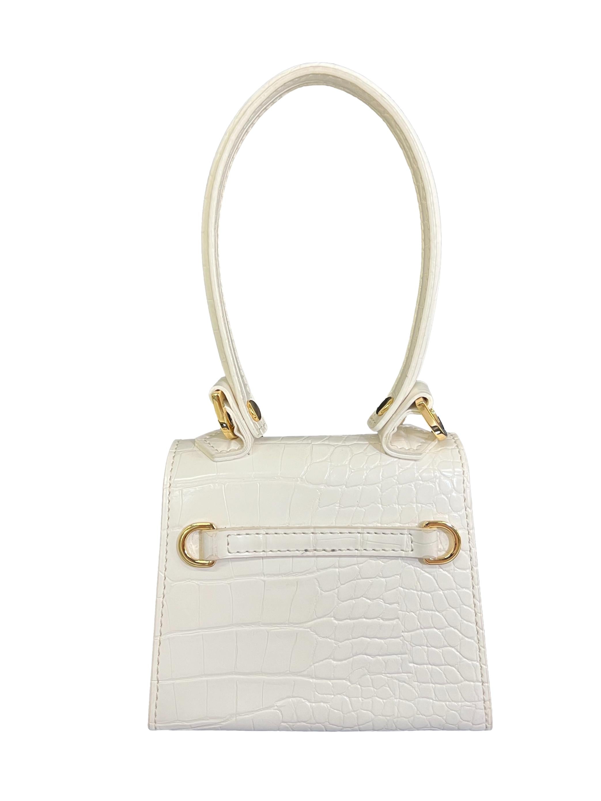 White Leather Mini Bag CSN