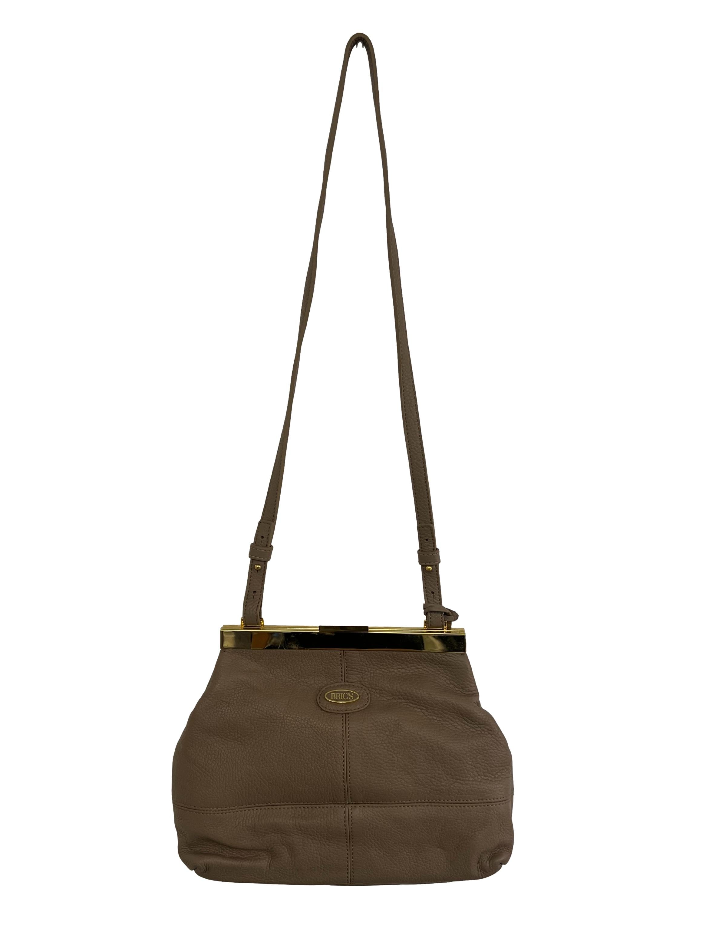 Brown PU Leather Sling Bag CSN