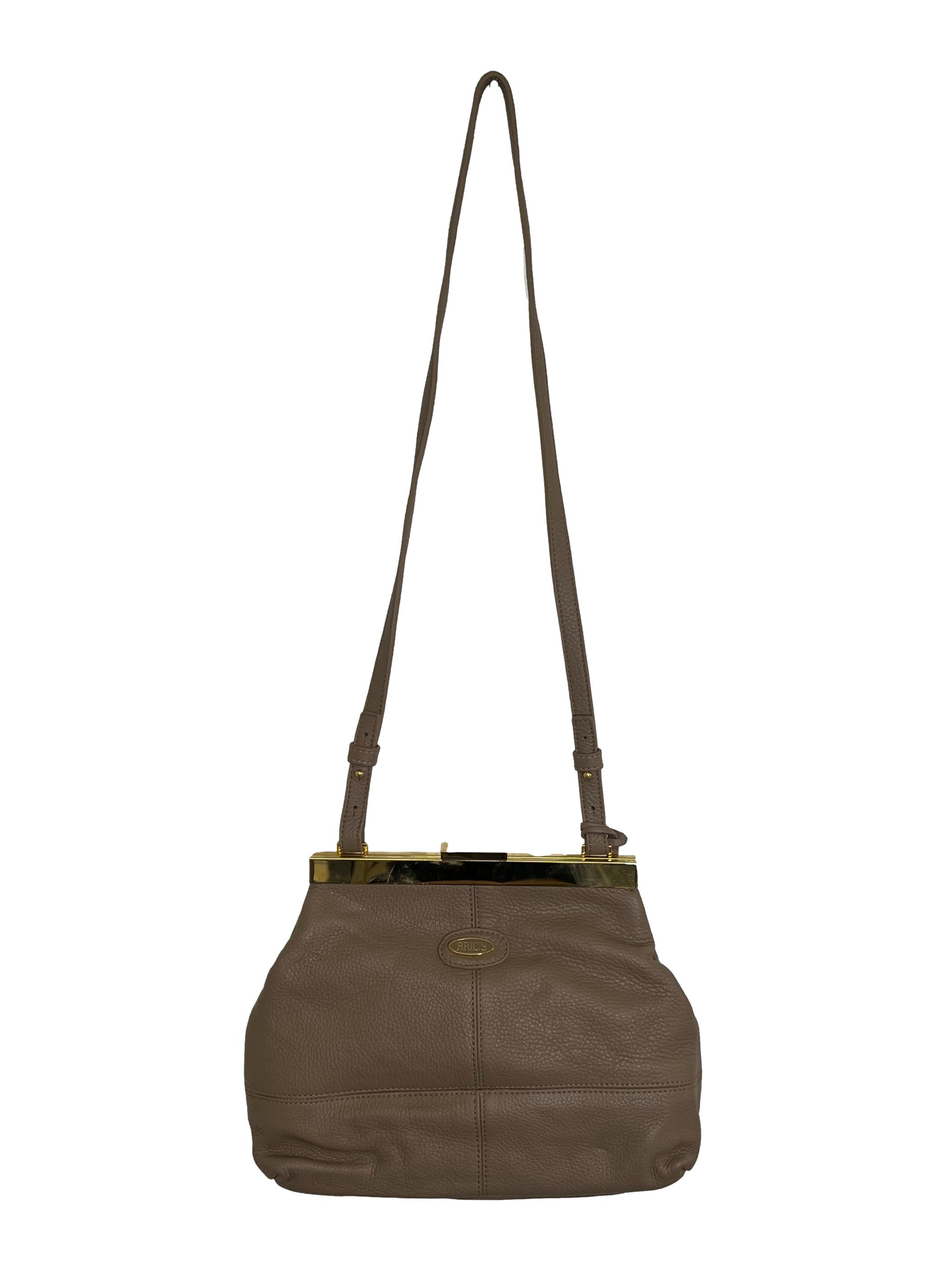 Brown PU Leather Sling Bag CSN