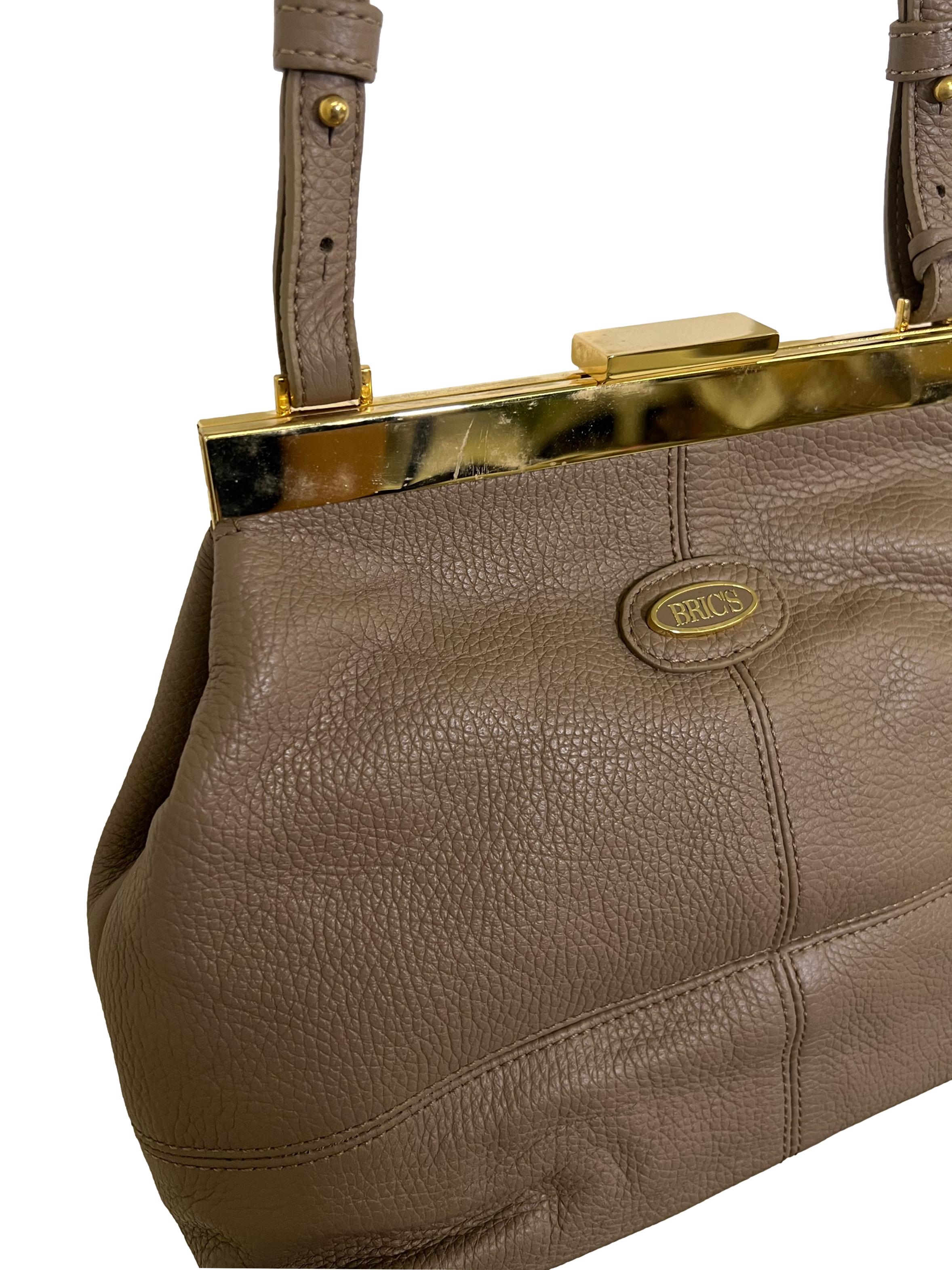 Brown PU Leather Sling Bag CSN