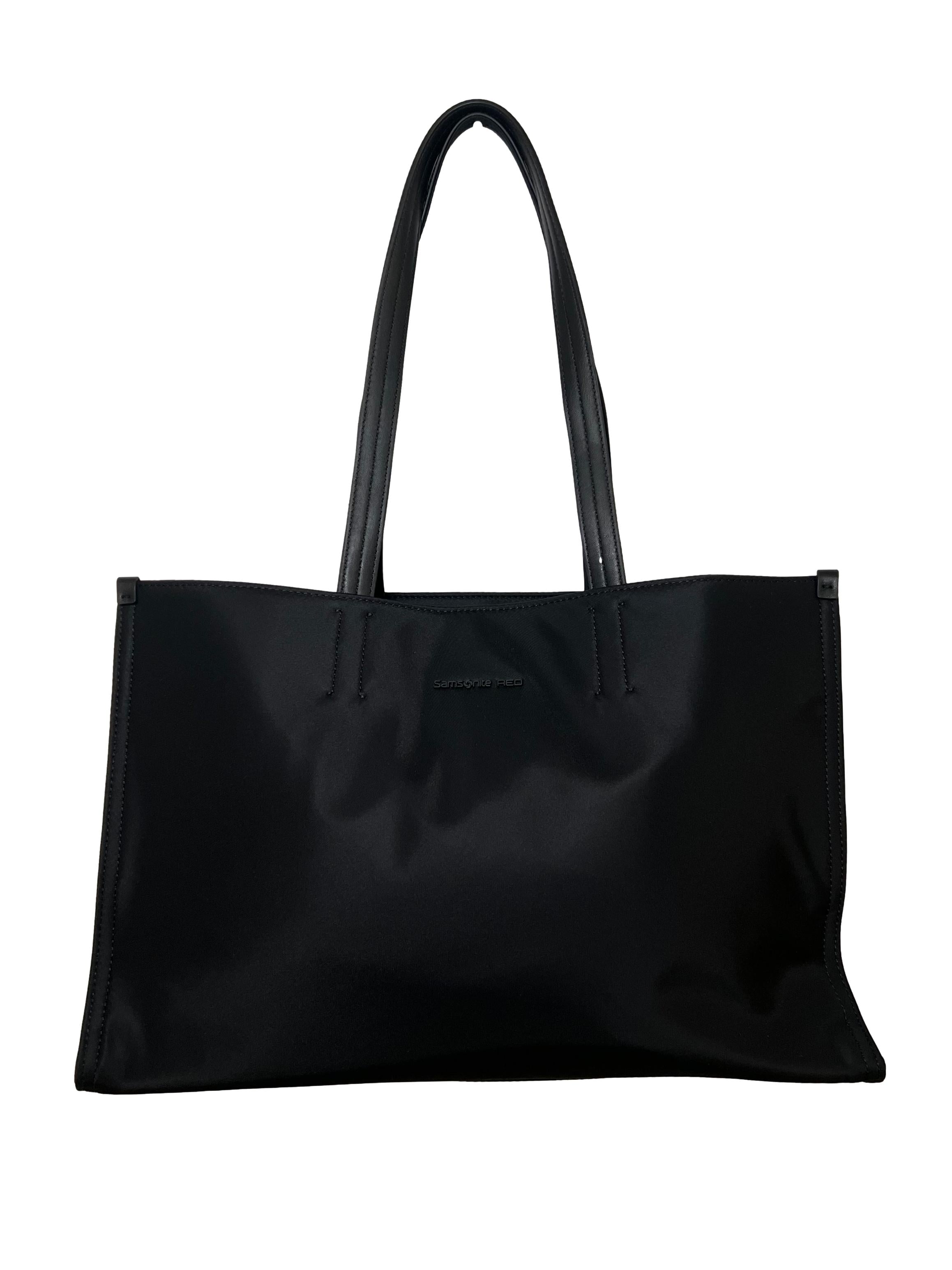Black PU Leather Tote Bag CSN