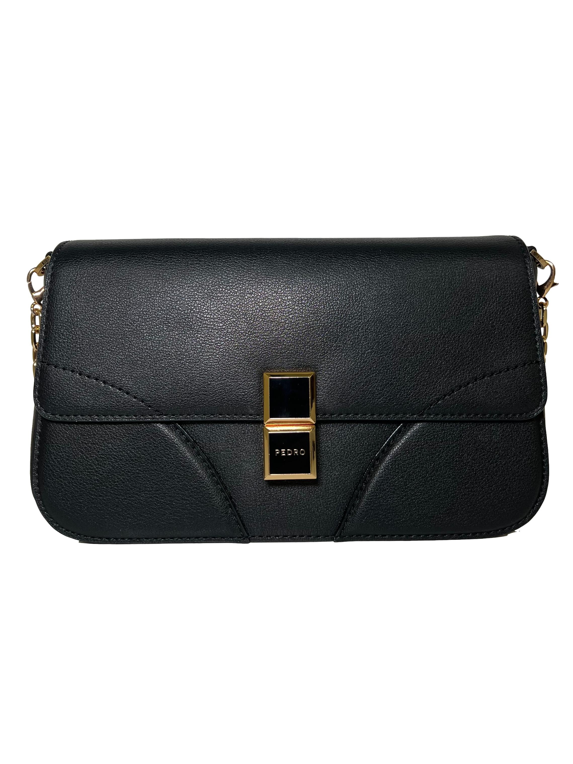 Black PU Leather Handbag CSN