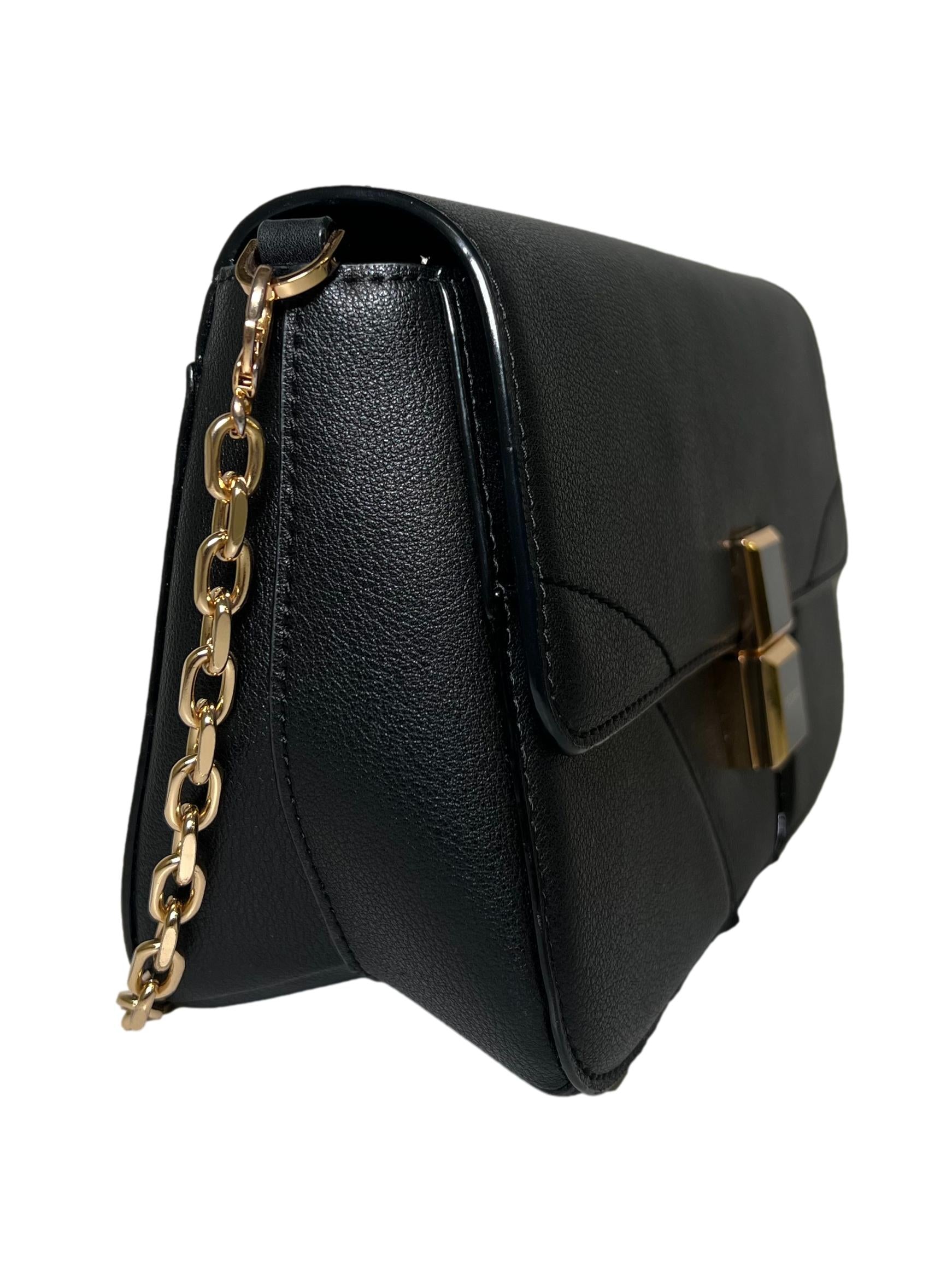 Black PU Leather Handbag CSN