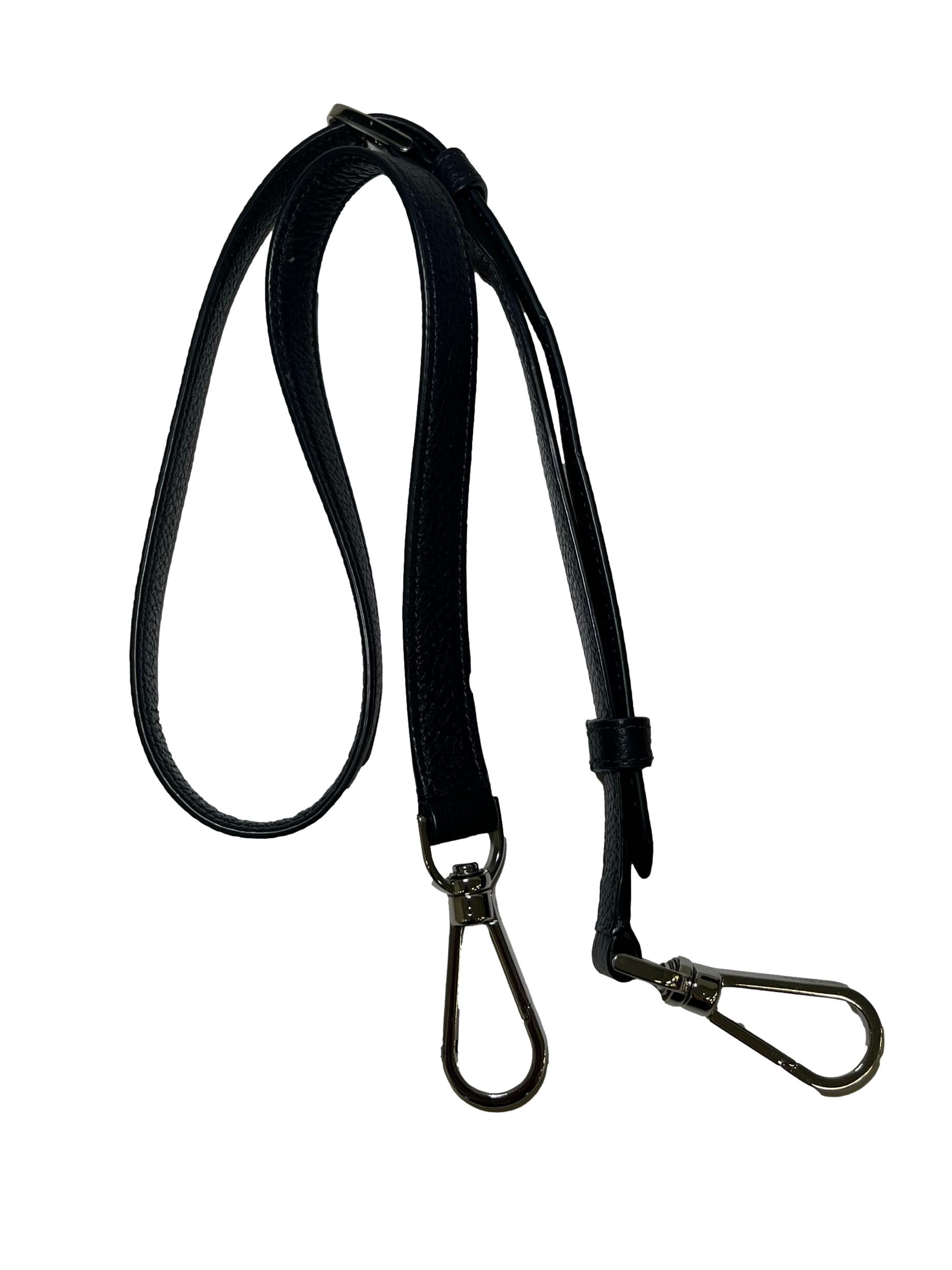 Navy PU Leather Crossbody Bag CSN