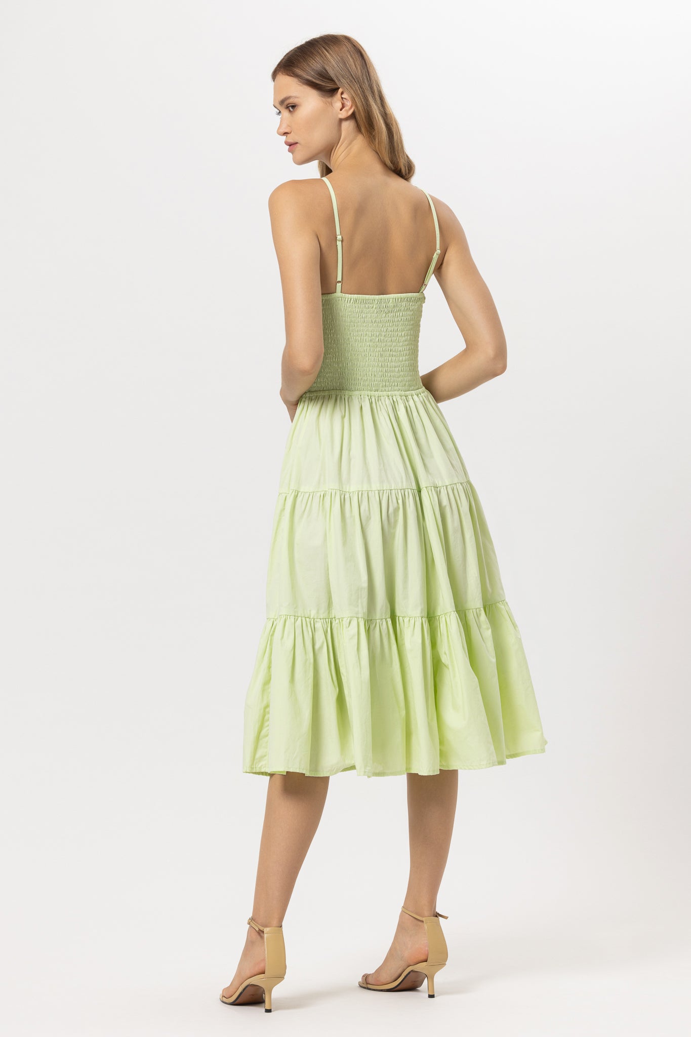 Anita Dress In Keylime - Green CSN