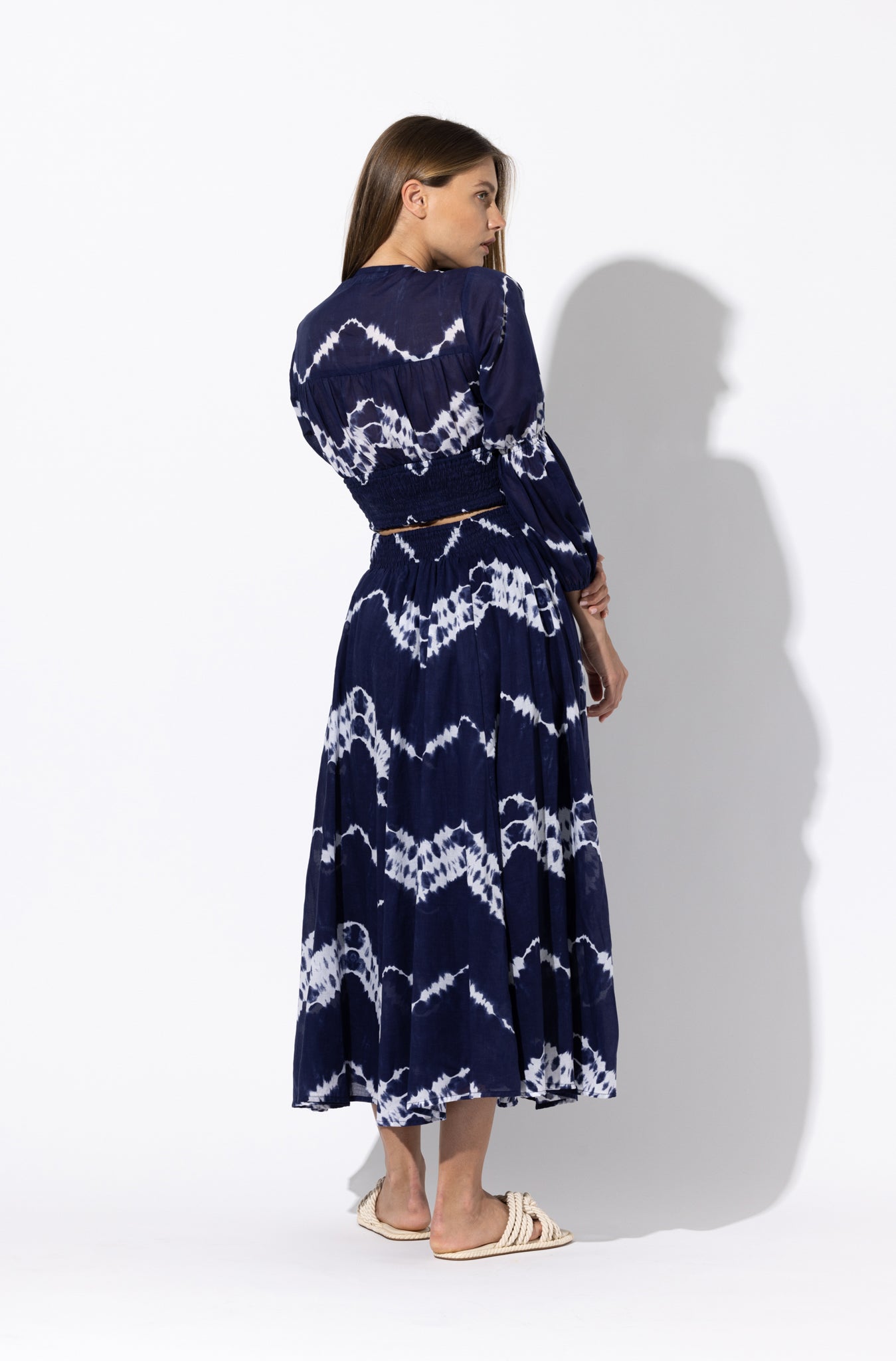 Saasha Skirt In Tie Dye - Blue CSN