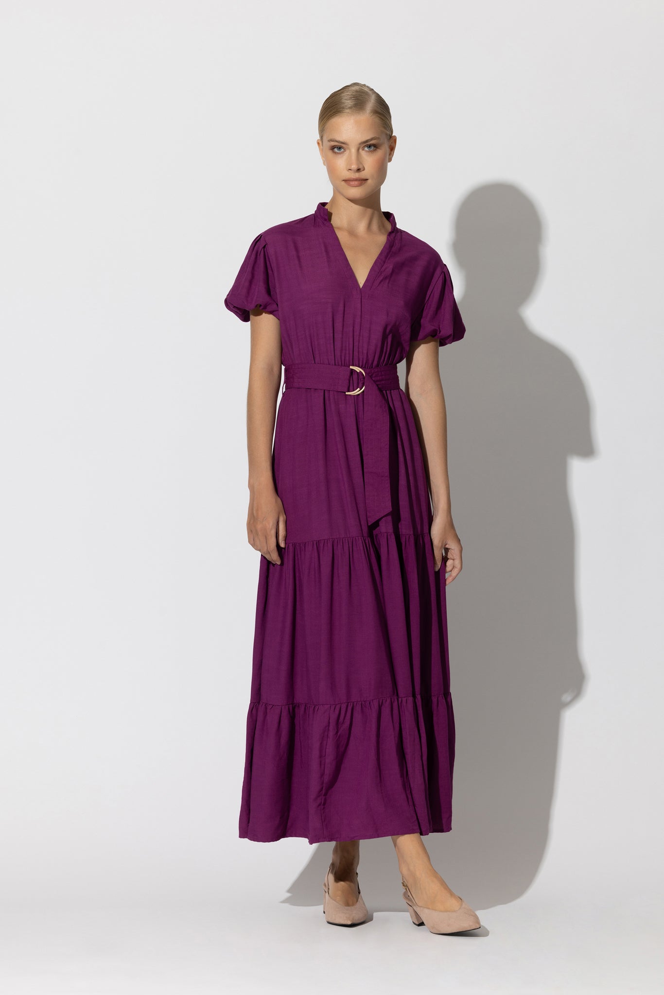 Karissa Maxi Dress In Berry - Purple CSN