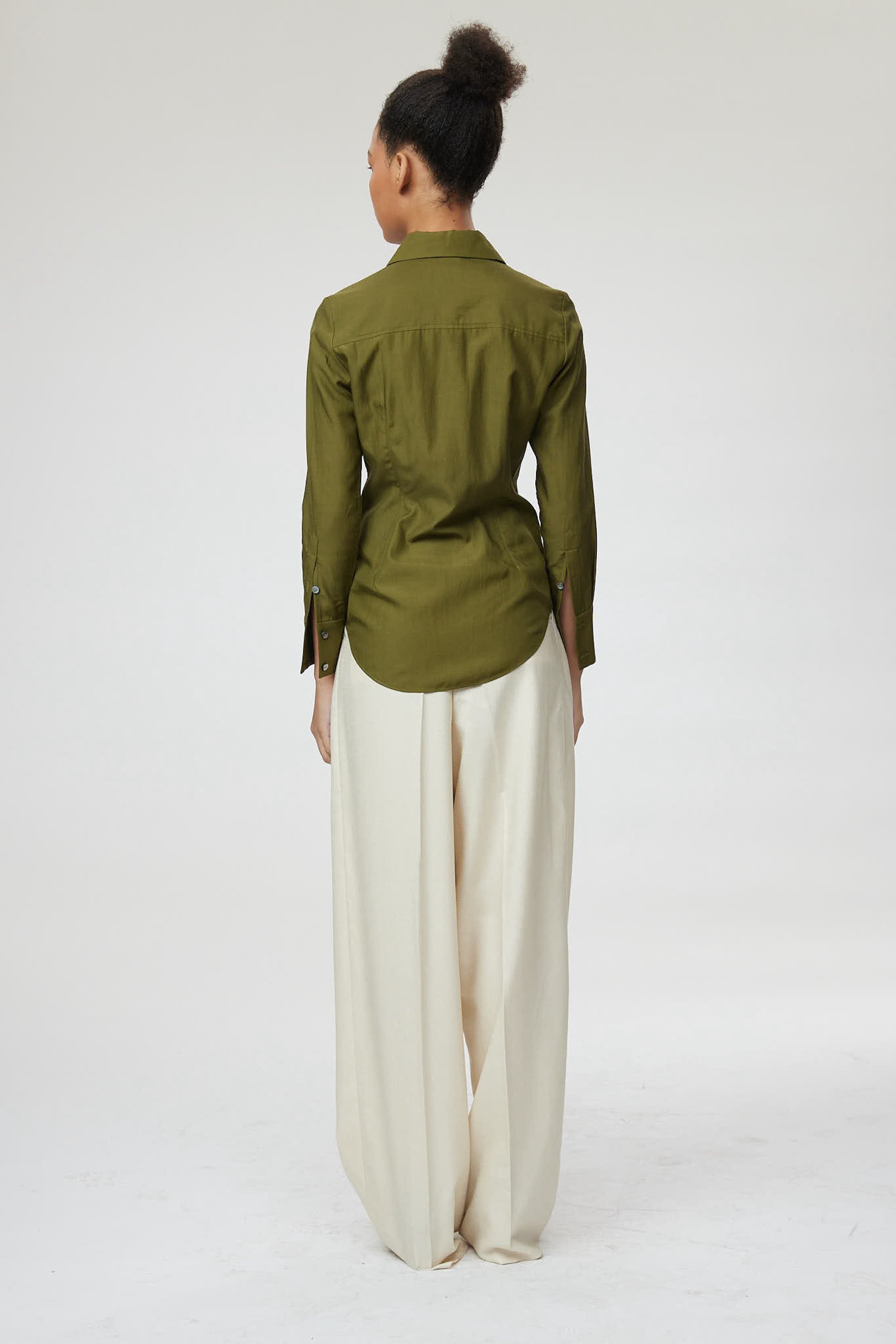 Siena Trouser - Wide-Leg High-Waisted Trousers In Off White CSN