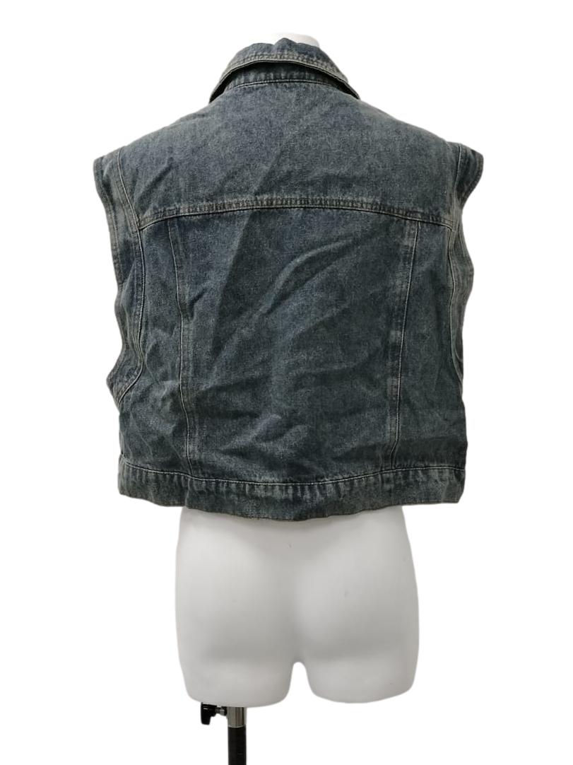 Denim Sleeveless Vest