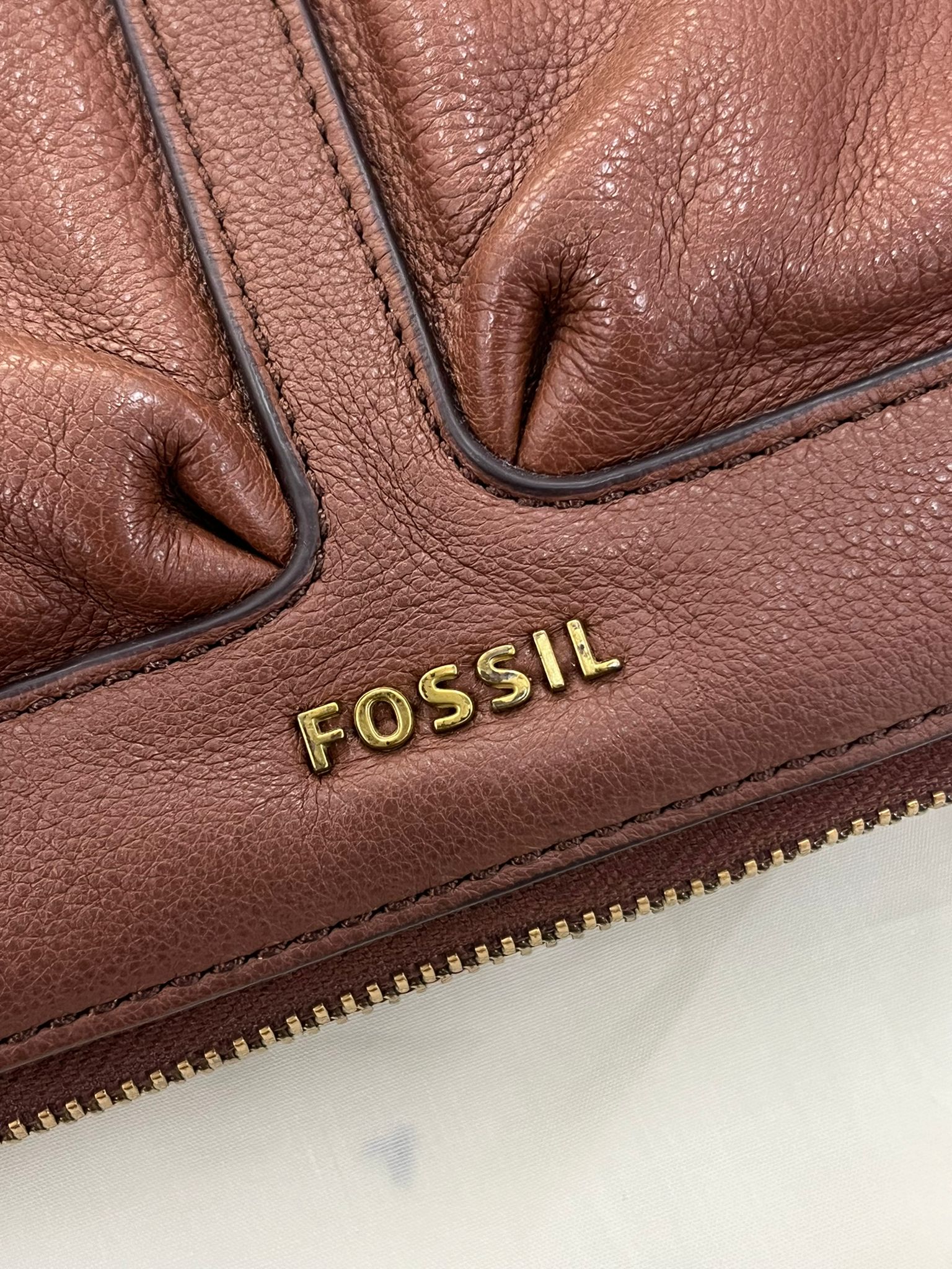 Brown Leather Messenger Bag