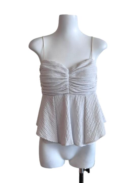 Frost White Sleeveless Top