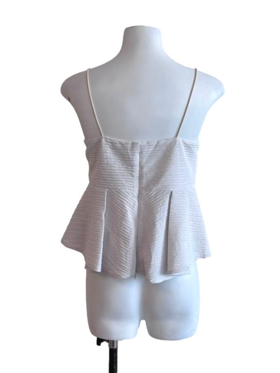 Frost White Sleeveless Top