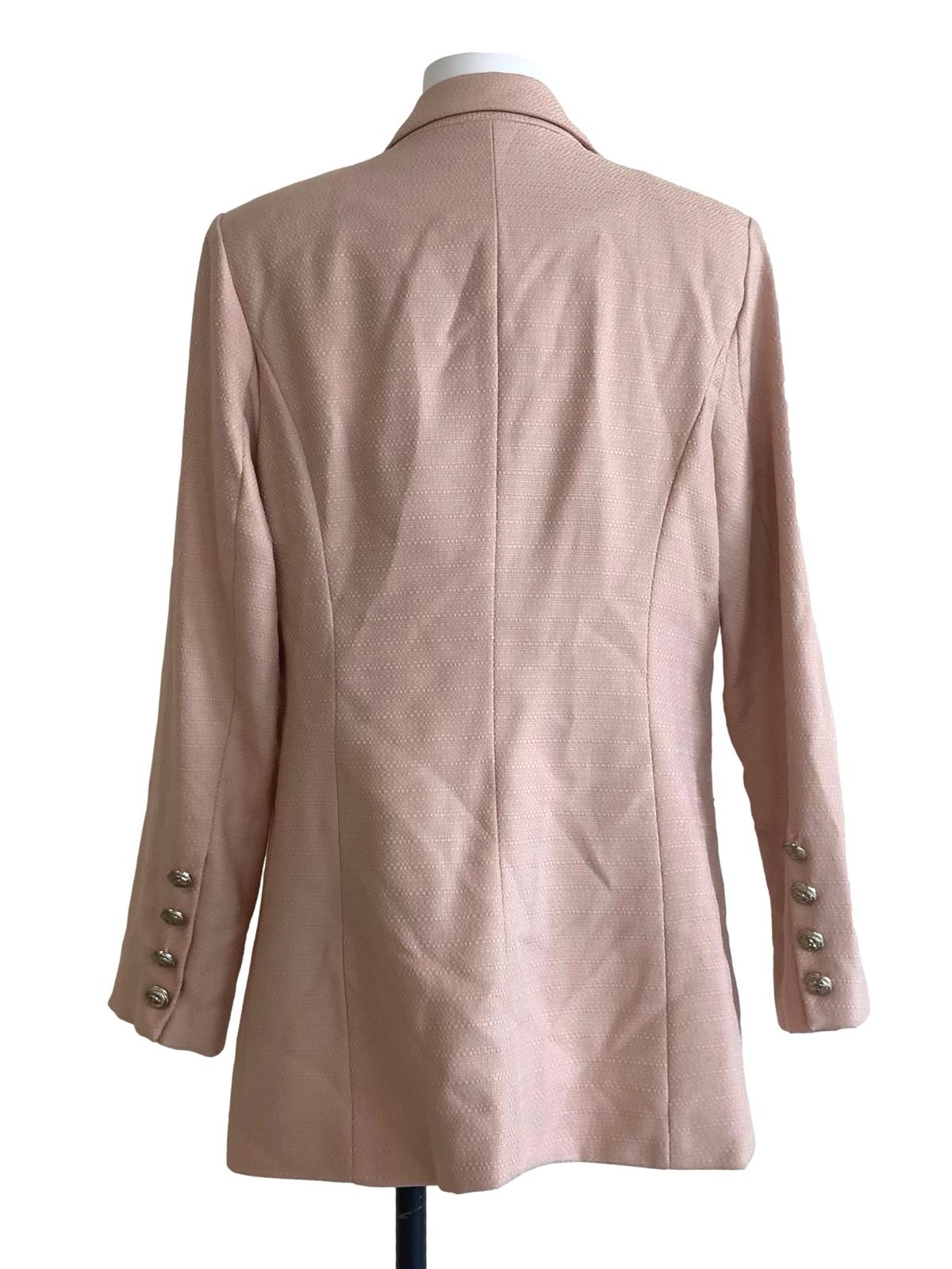 Coconut Beige Tweed Blazer