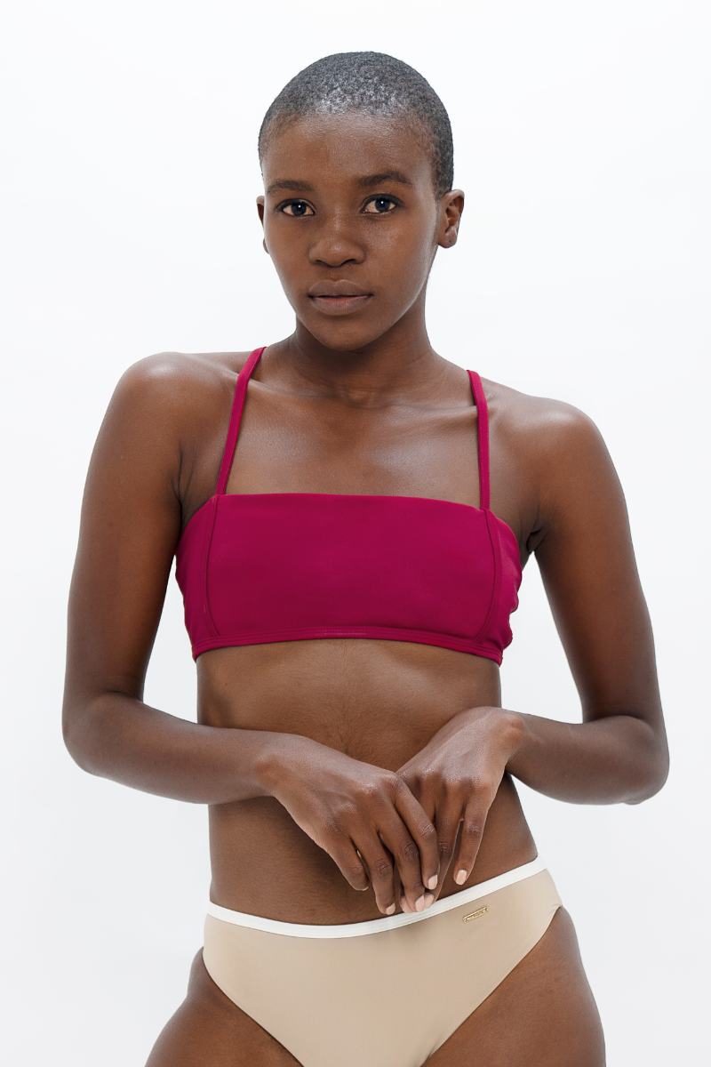 Brisbane Bikini Top - Red Coral CSN