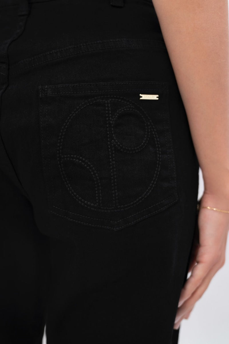 California - High Rise Sustainable Barrel Jeans - Celeste CSN