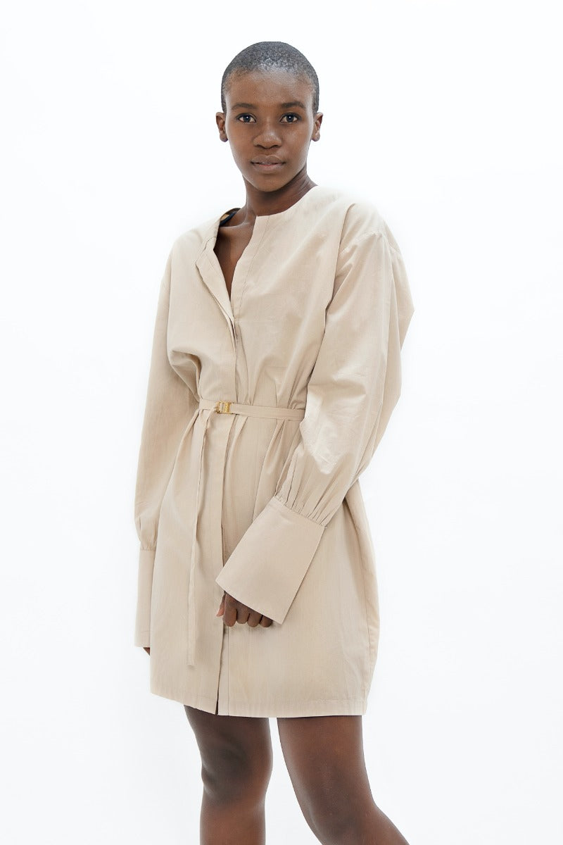 Cap Ferret Short Dress - Sand Beige CSN