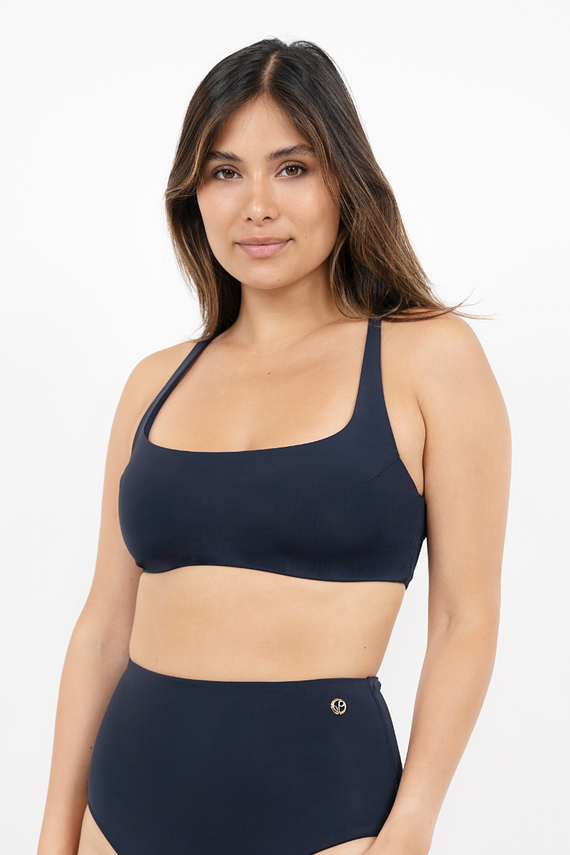 Crete Bikini Top - Pebble Blue CSN