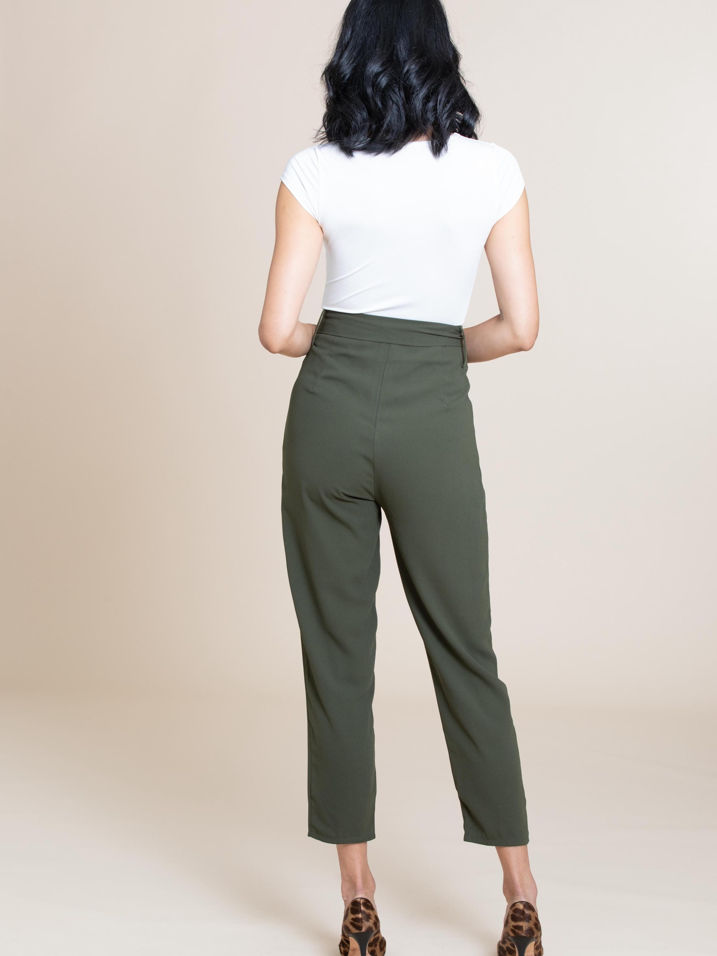 Lexi Trousers In Evergreen CSN