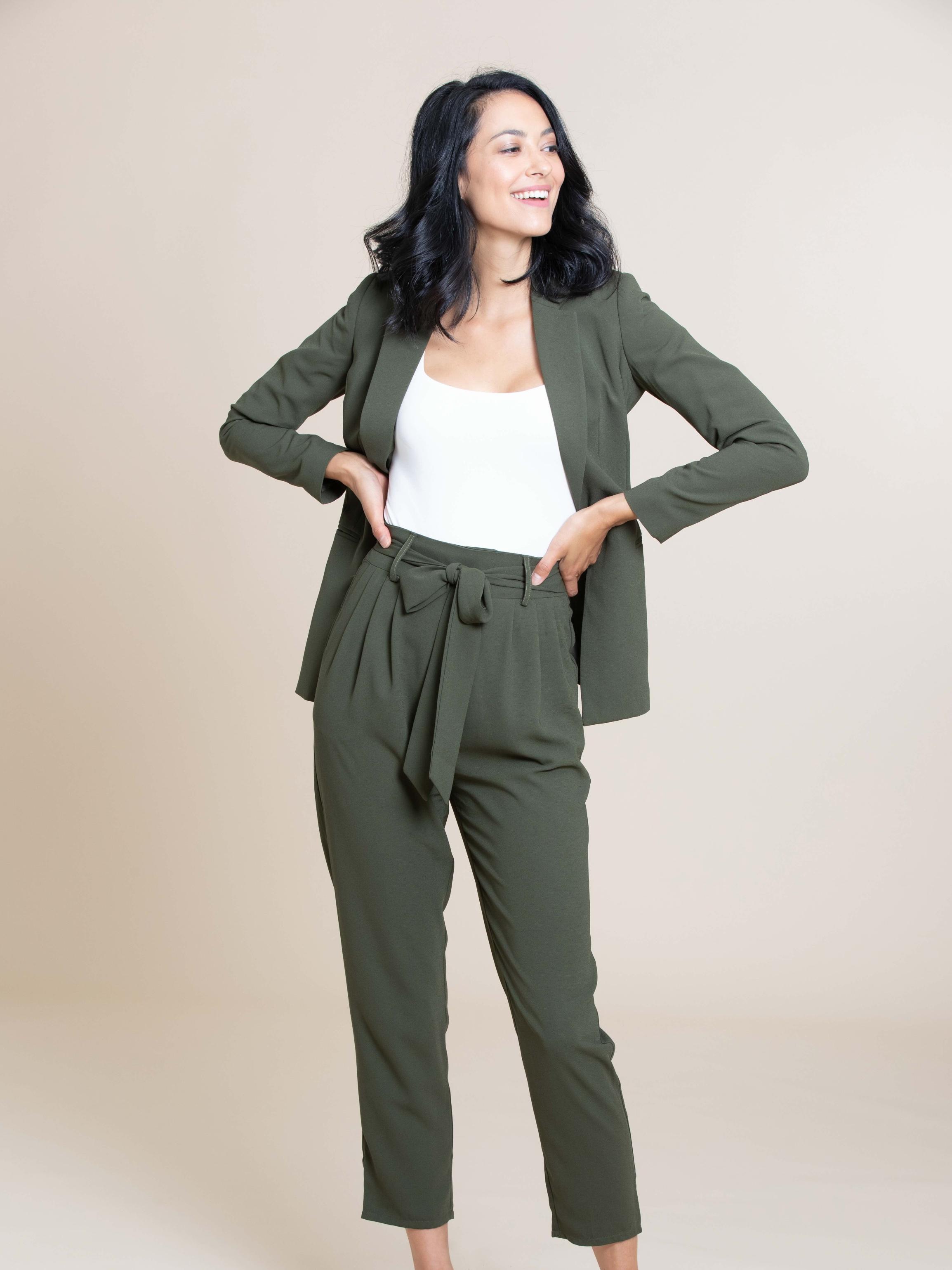 Sienna Blazer In Khaki CSN