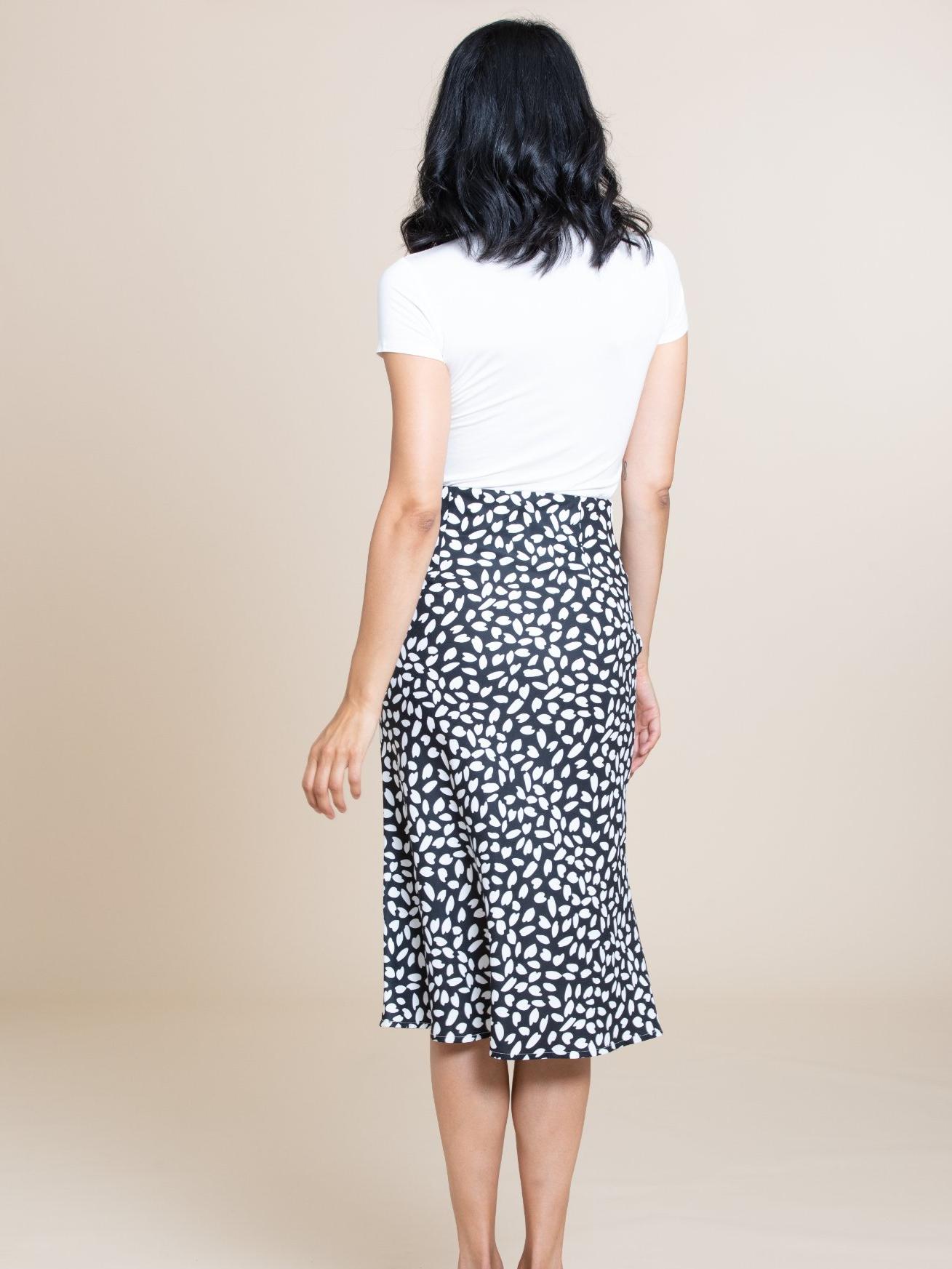 Marnie Skirt In Black And White Print CSN