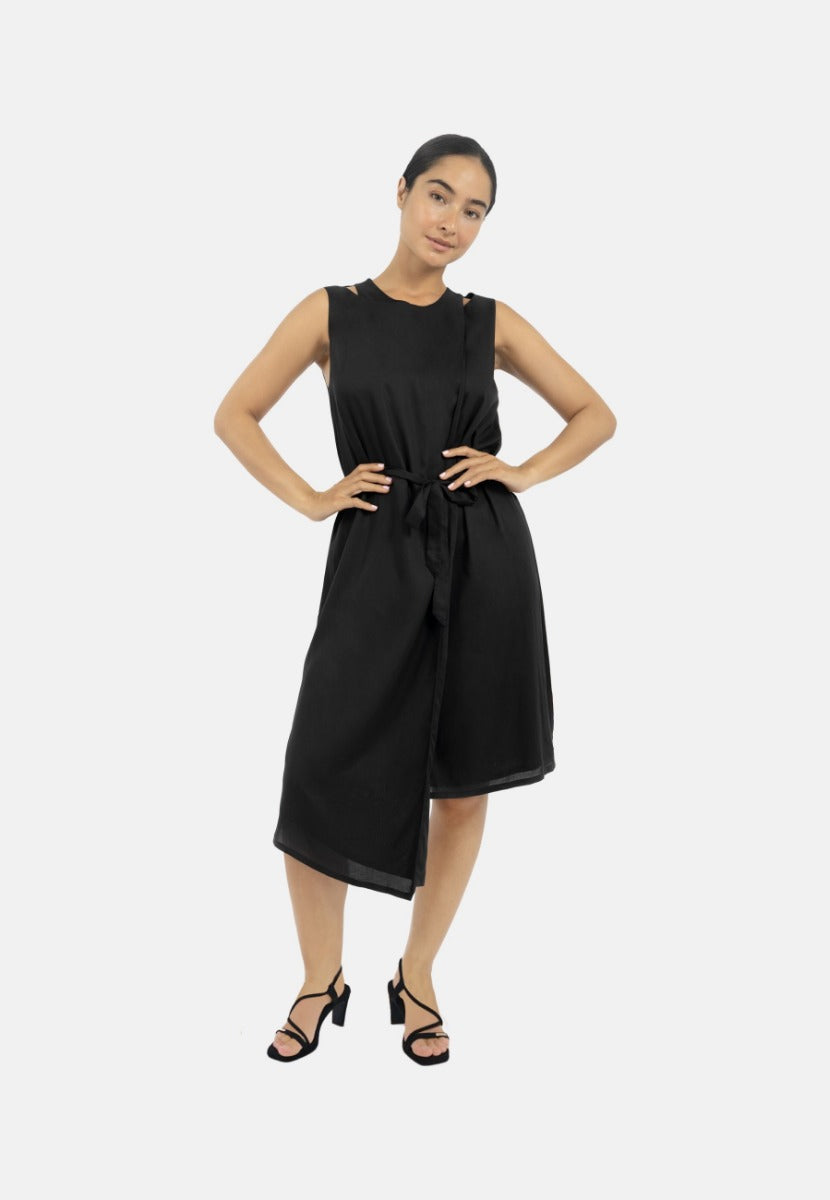 Funchal Dress In Black CSN
