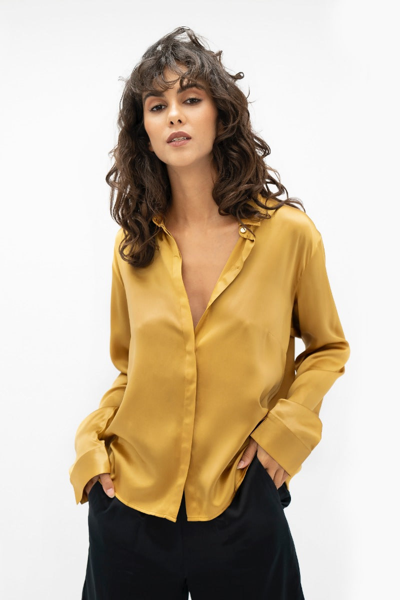 Kobe Blouse In Mimosa Yellow CSN