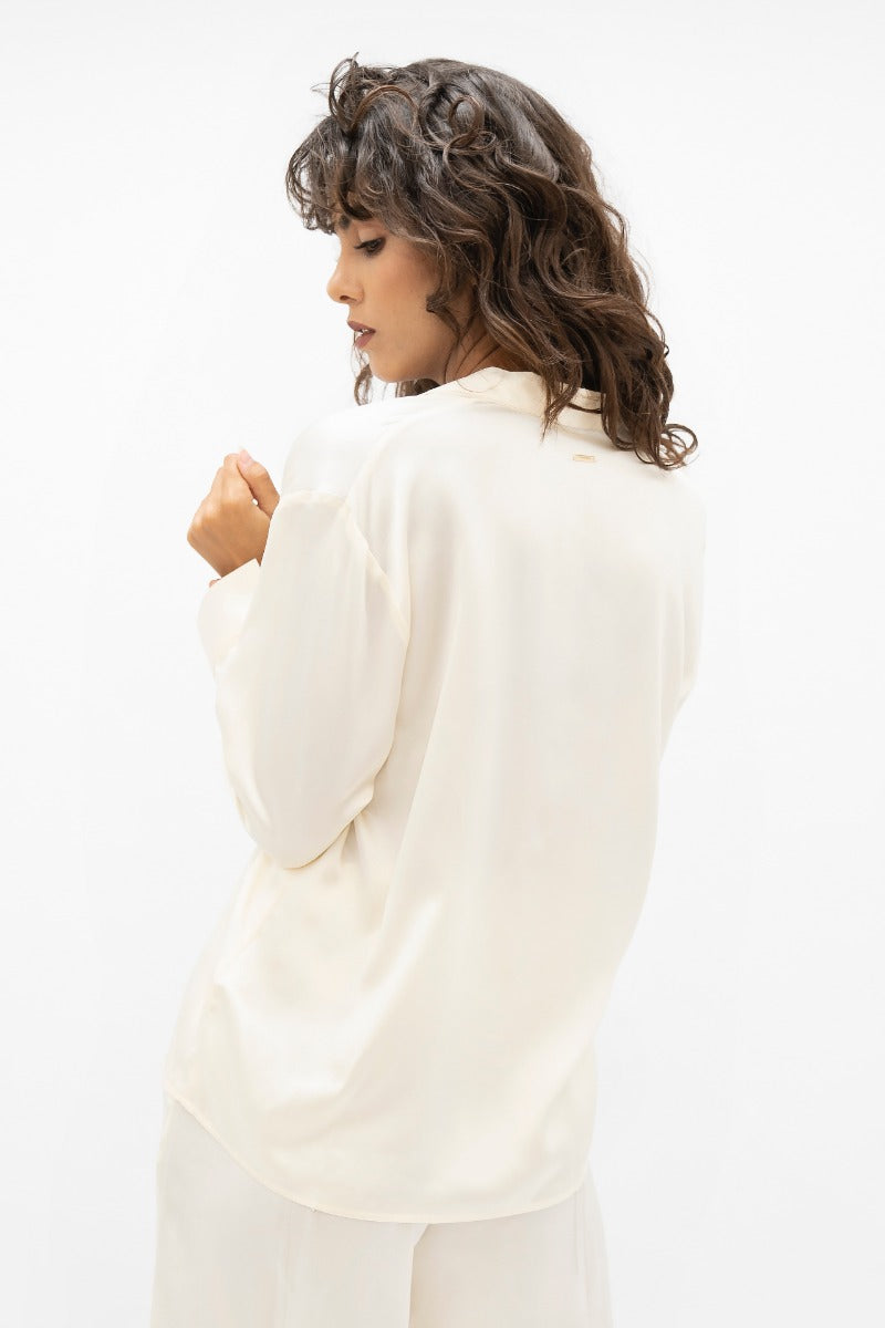 Kobe Blouse In Pearl White CSN
