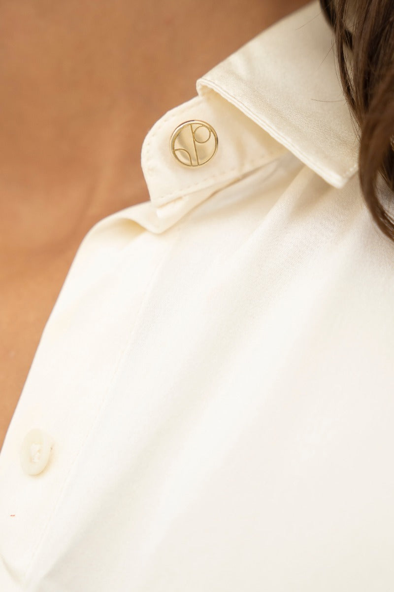 Kobe Blouse In Pearl White CSN