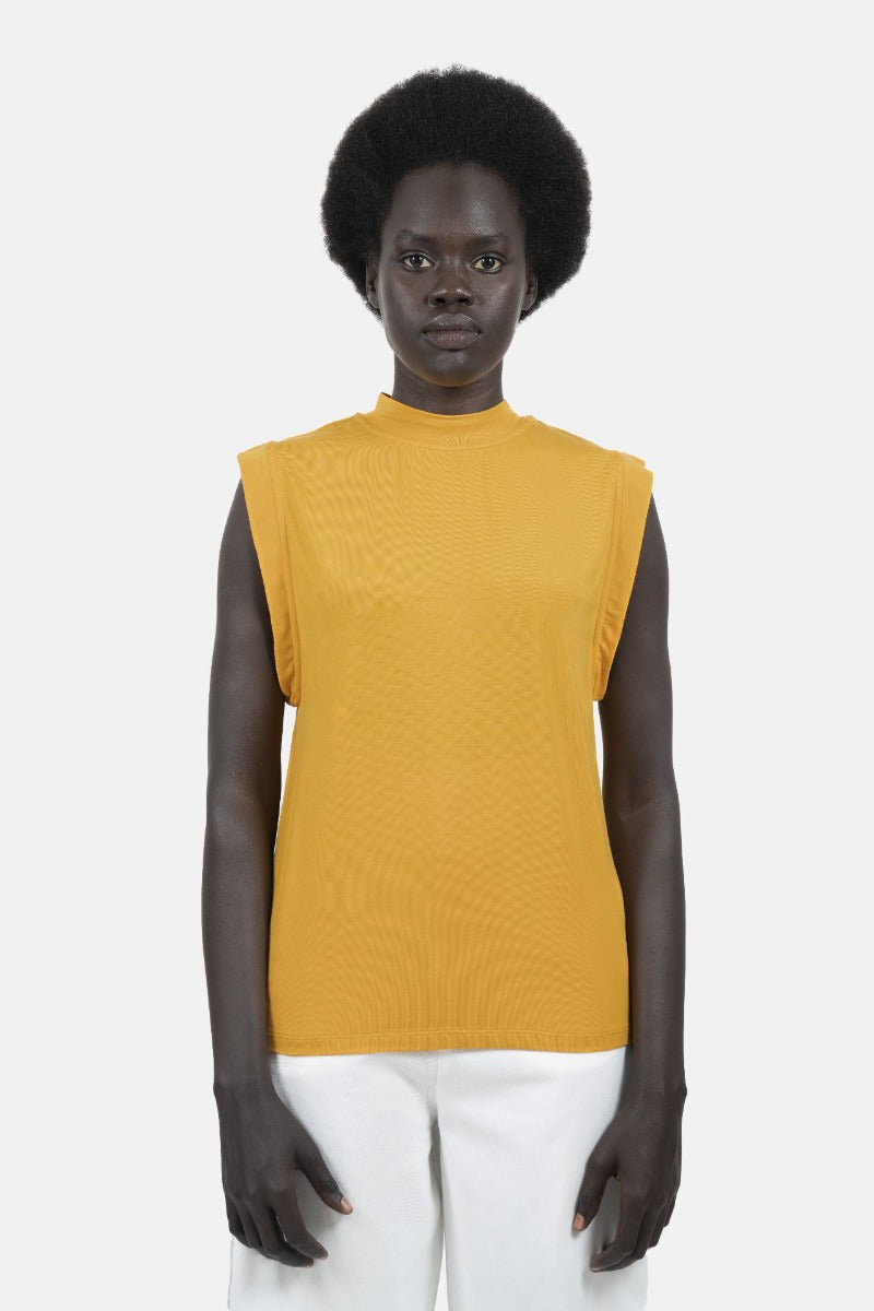 Marbella - Modal Sleeveless Top - Fenugreek Yellow CSN
