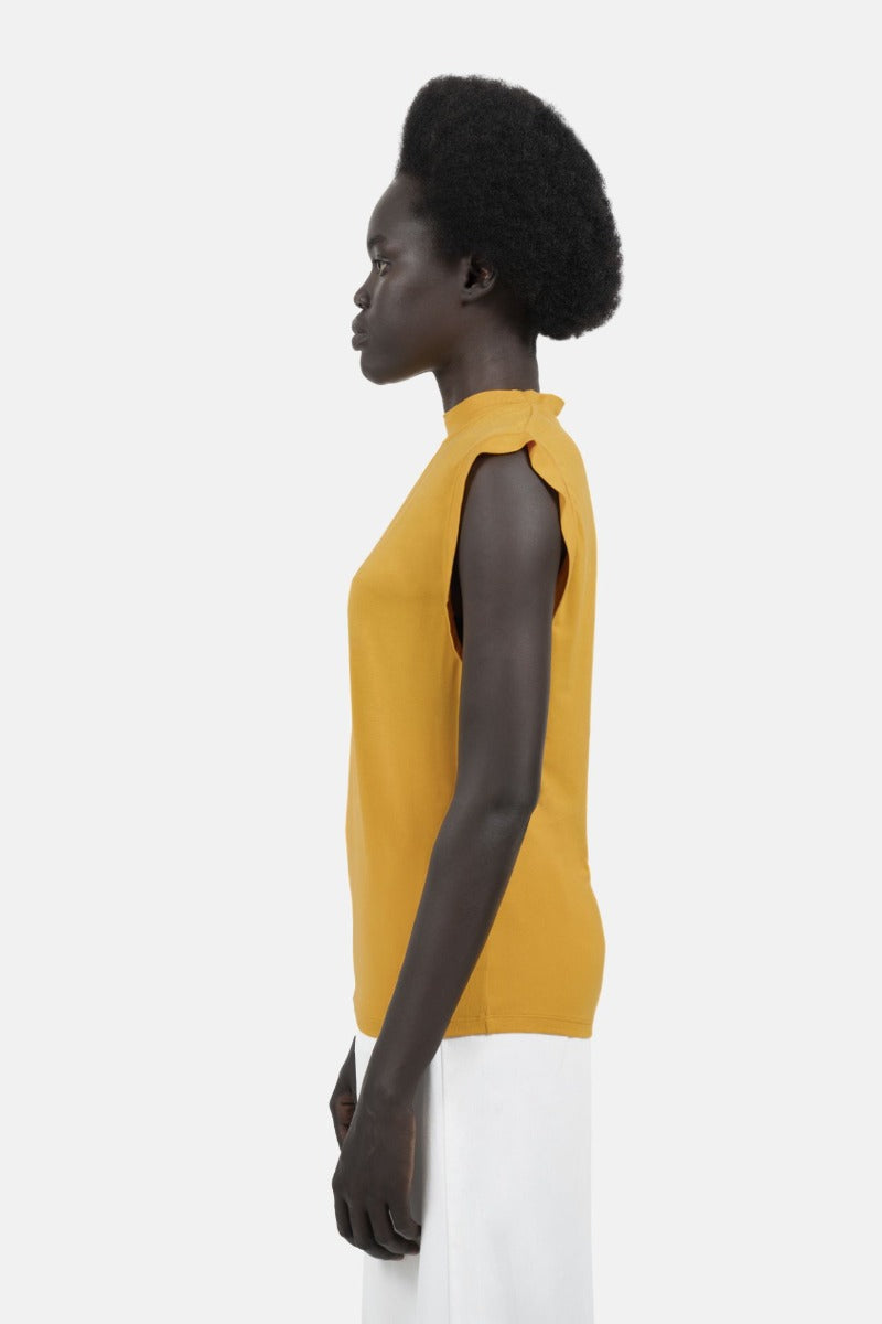 Marbella - Modal Sleeveless Top - Fenugreek Yellow CSN