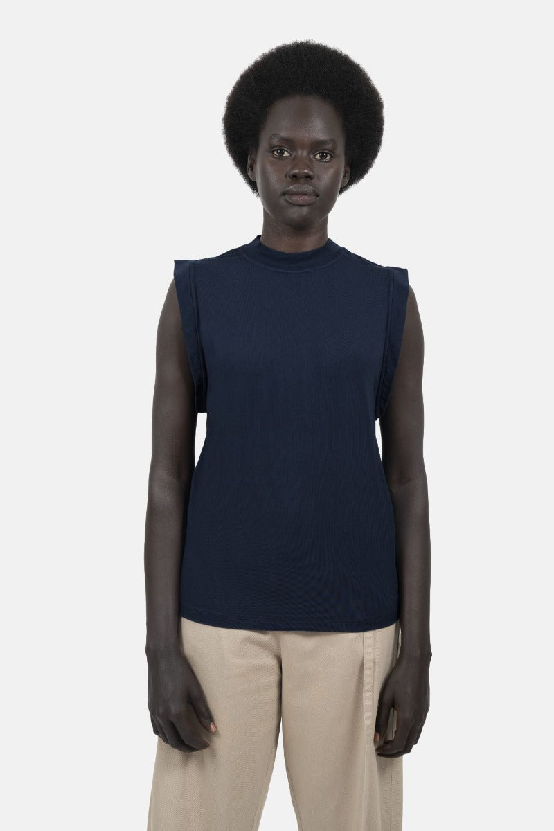 Marbella - Modal Sleeveless Top Kalonji Blue CSN