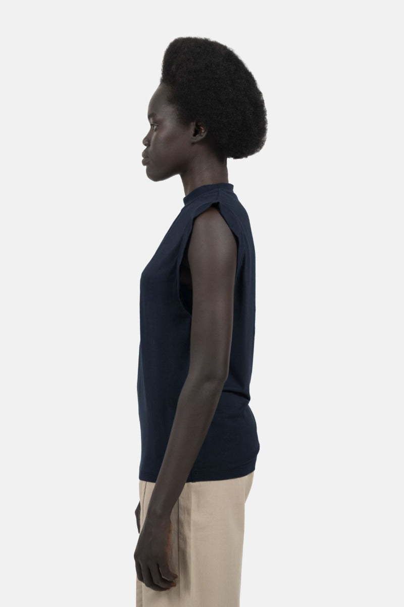 Marbella - Modal Sleeveless Top Kalonji Blue CSN