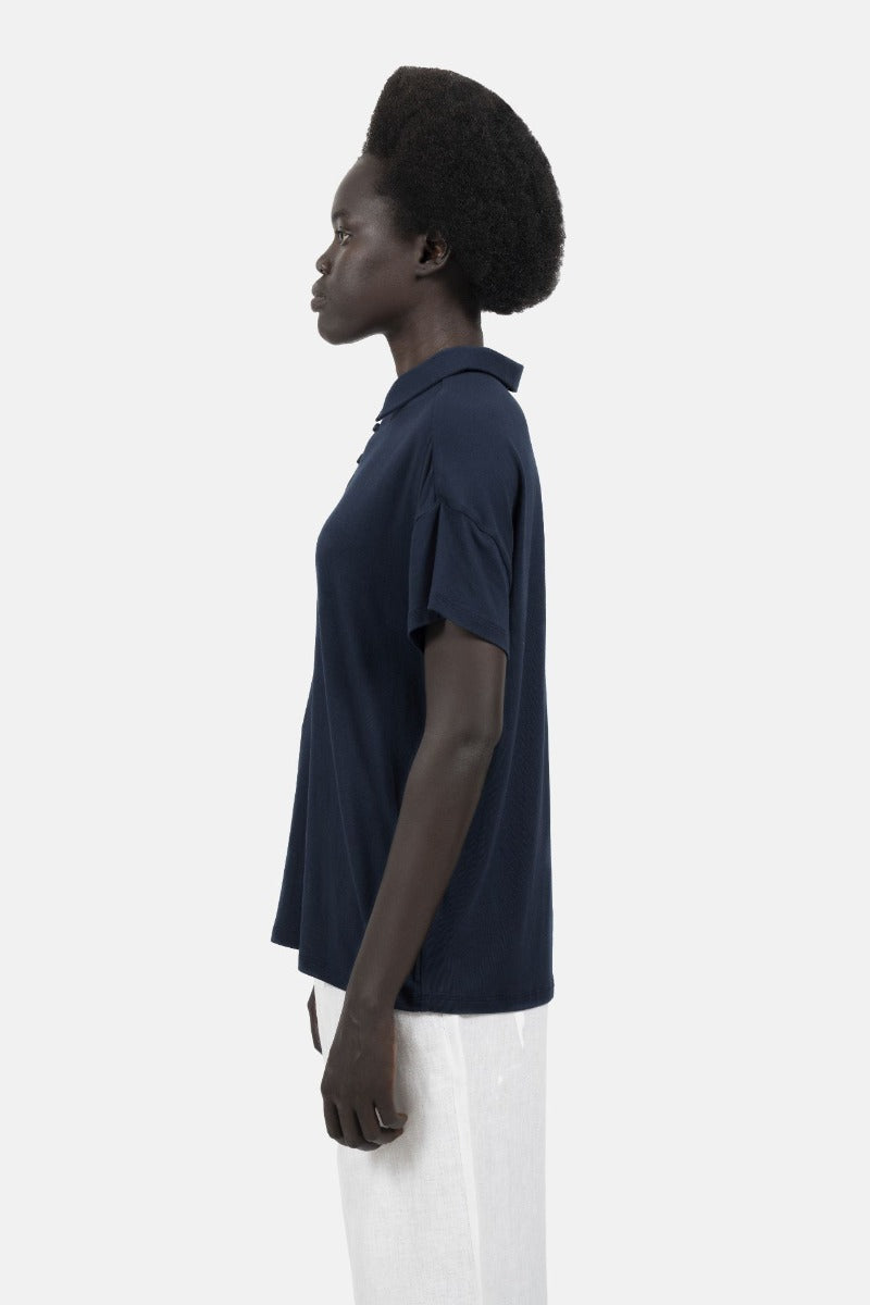 Metz Modal Polo Shirt - Kalonji Blue CSN