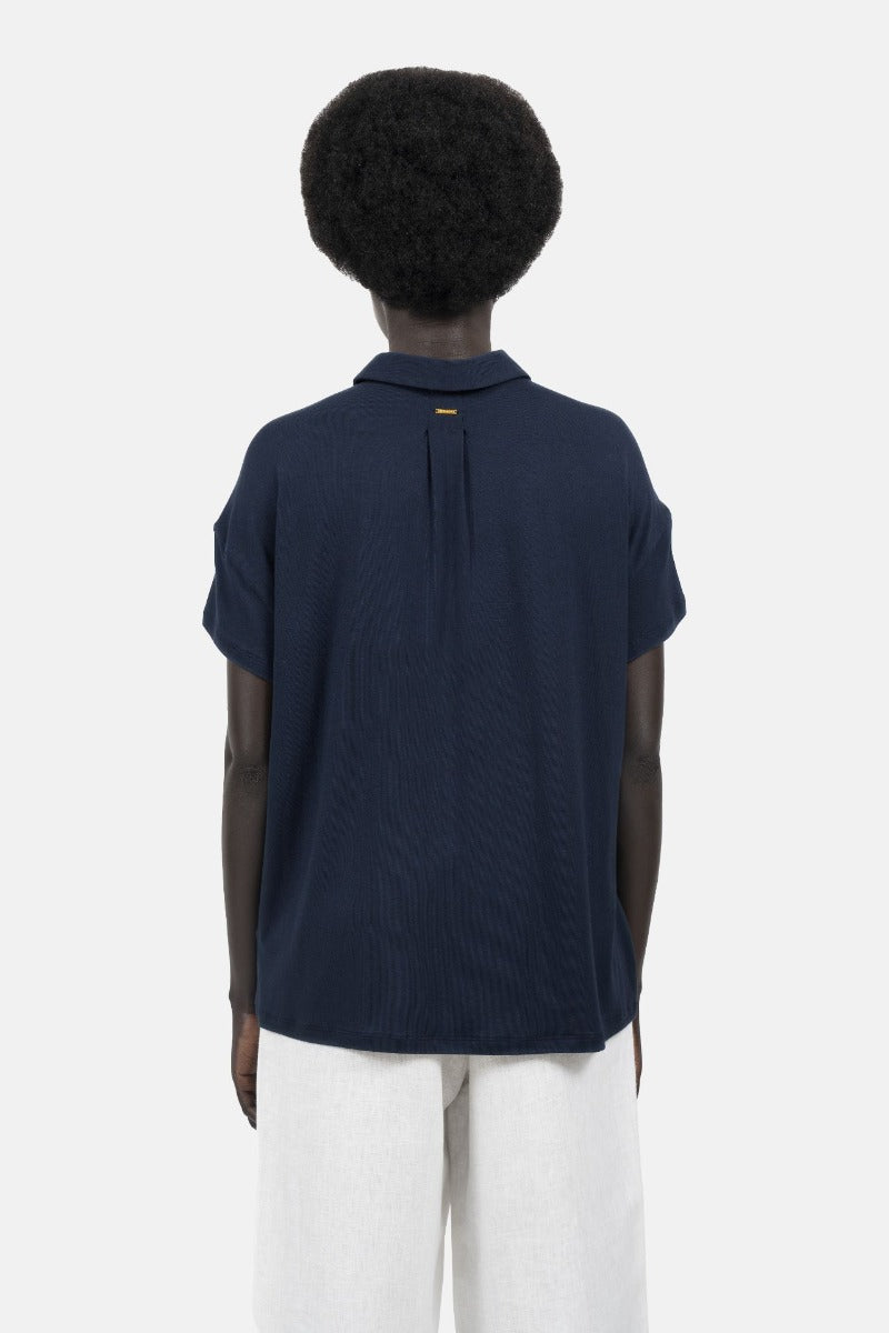 Metz Modal Polo Shirt - Kalonji Blue CSN