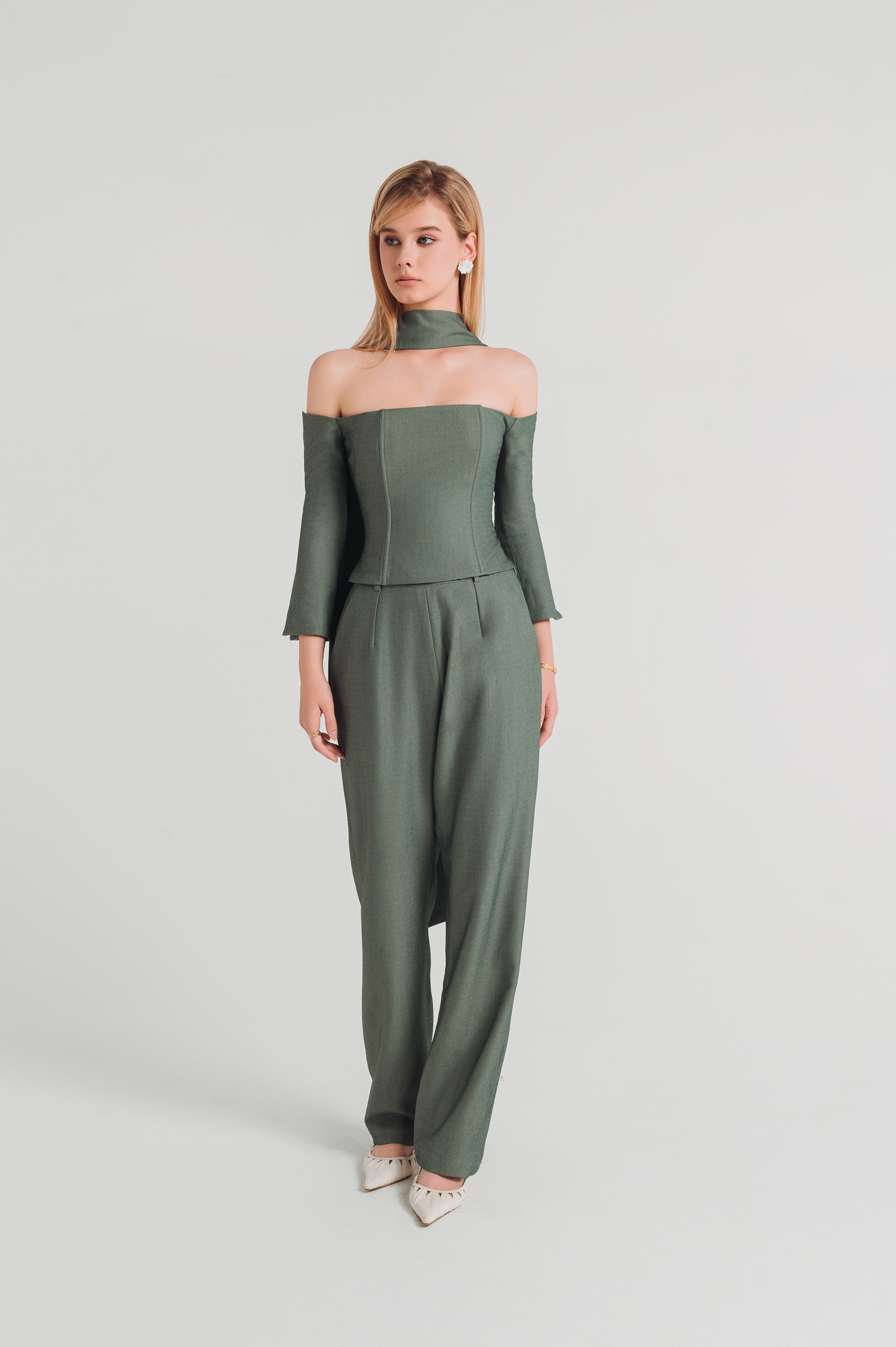 Jenna Pant - Sage Green CSN