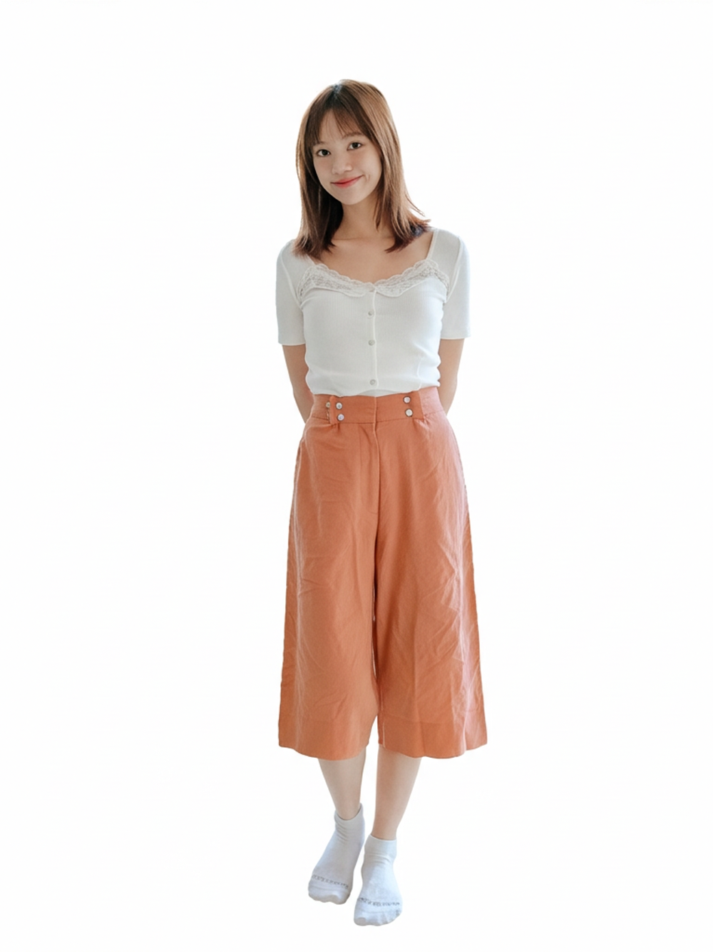 Apricot Culottes