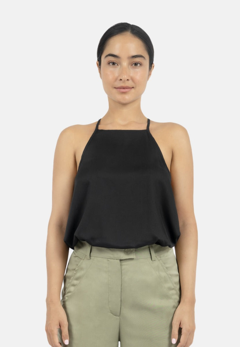 Vancouver Slip Top In Black CSN
