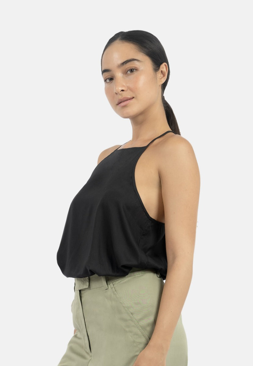 Vancouver Slip Top In Black CSN