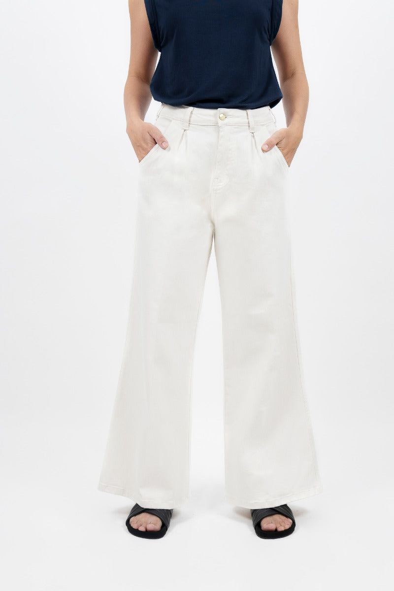 Los Angeles - High Rise Flared Wide Leg Jeans In Alto CSN