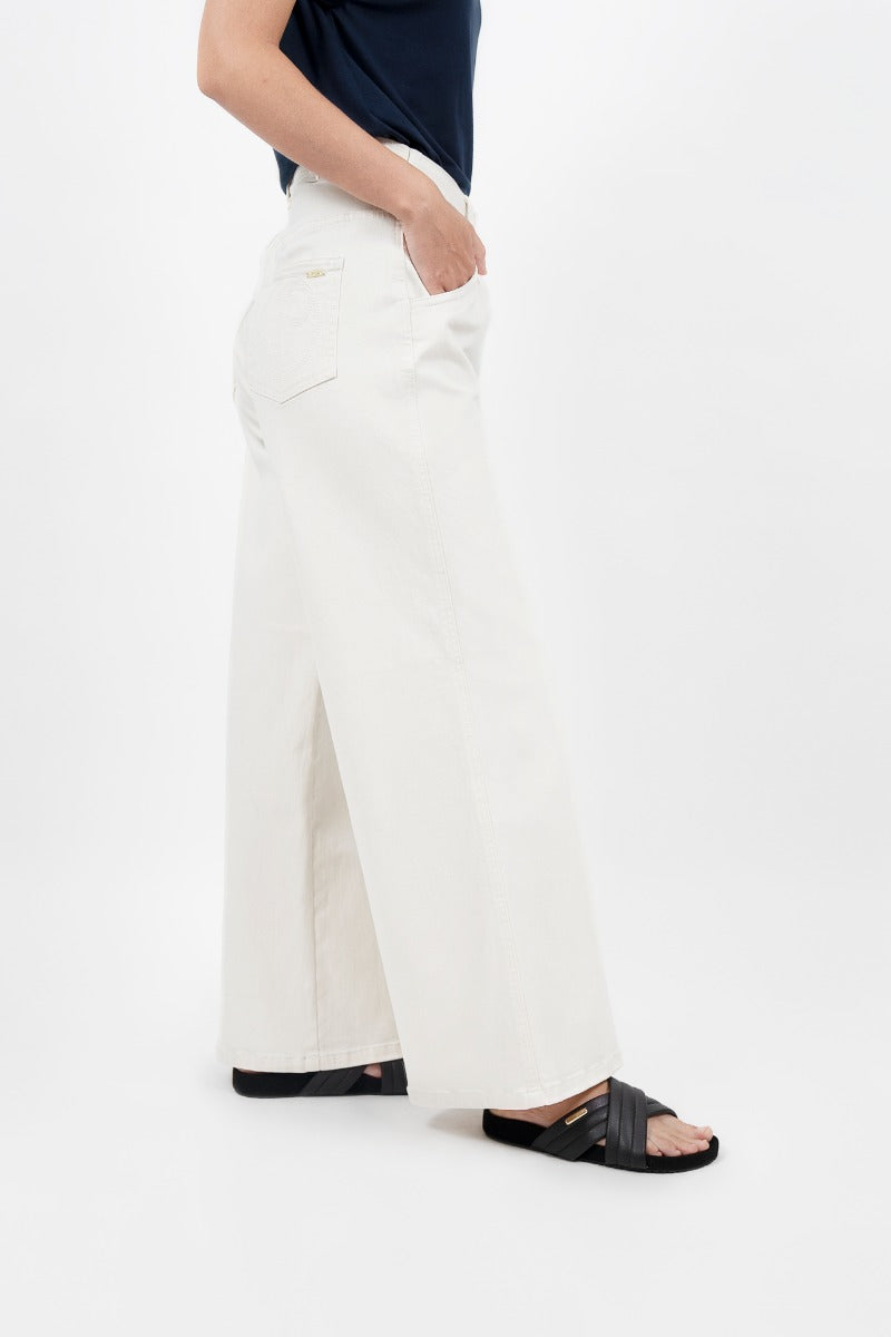 Los Angeles - High Rise Flared Wide Leg Jeans In Alto CSN