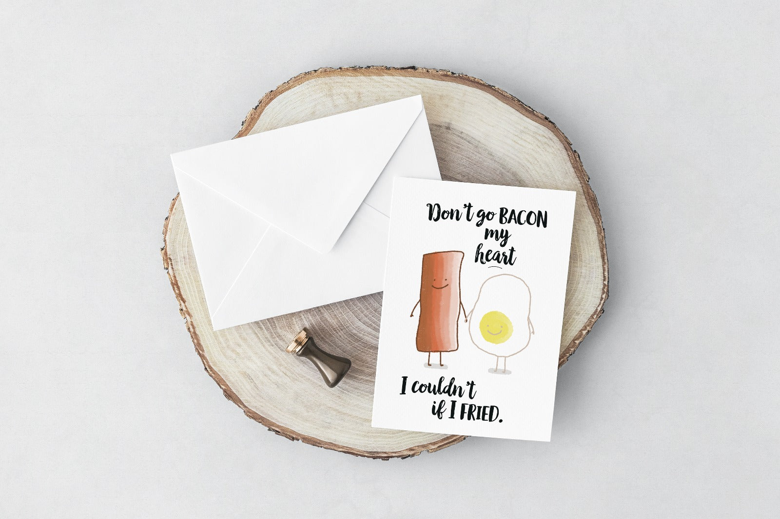Bacon Egg (Greeting Card) - LM