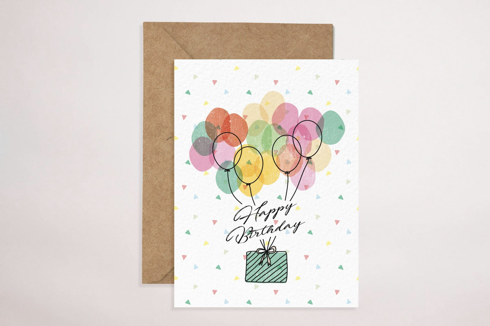 Birthday - Balloons (Greeting Card) - LM