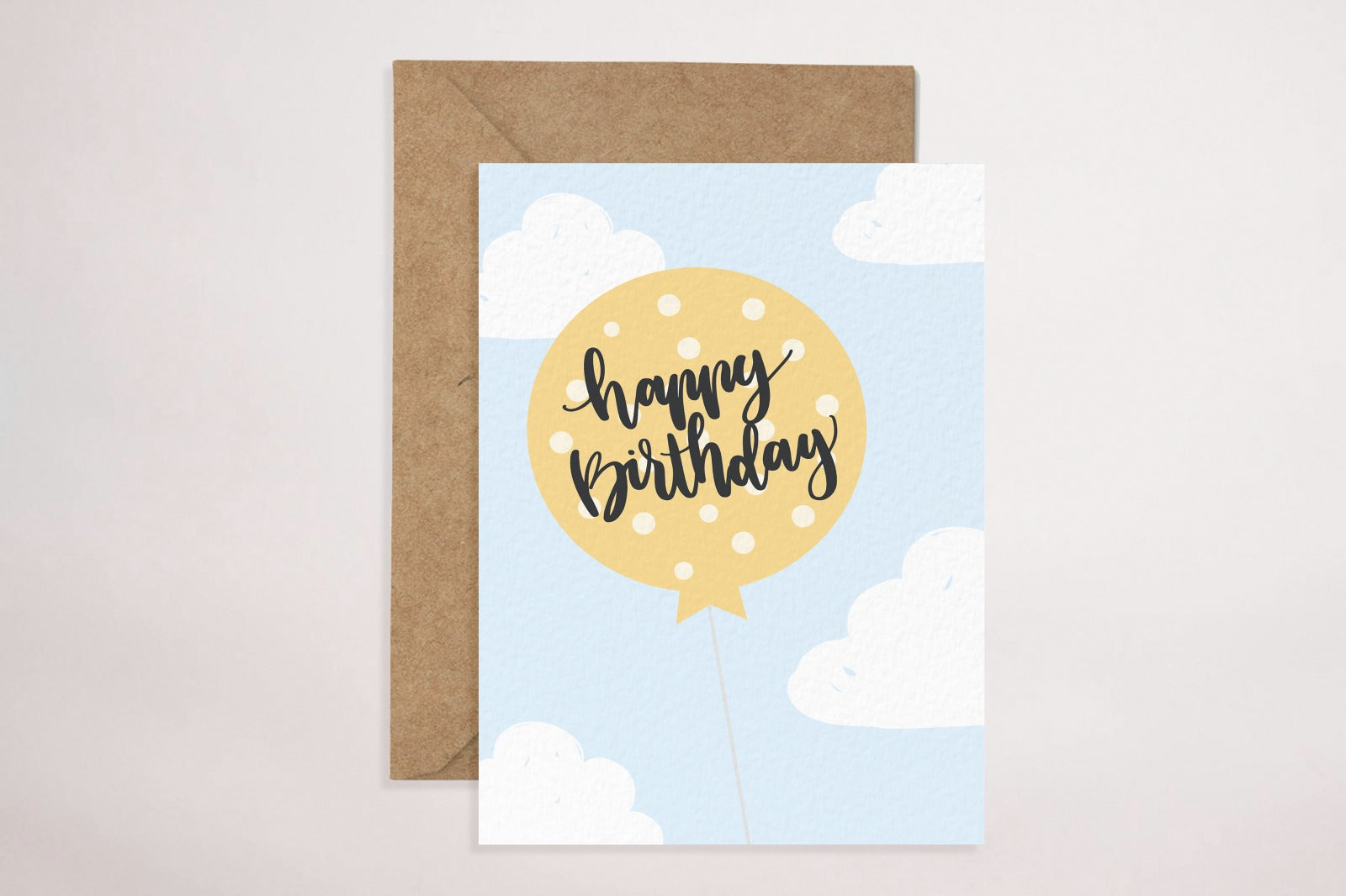 Birthday - Clouds (Greeting Card) - LM