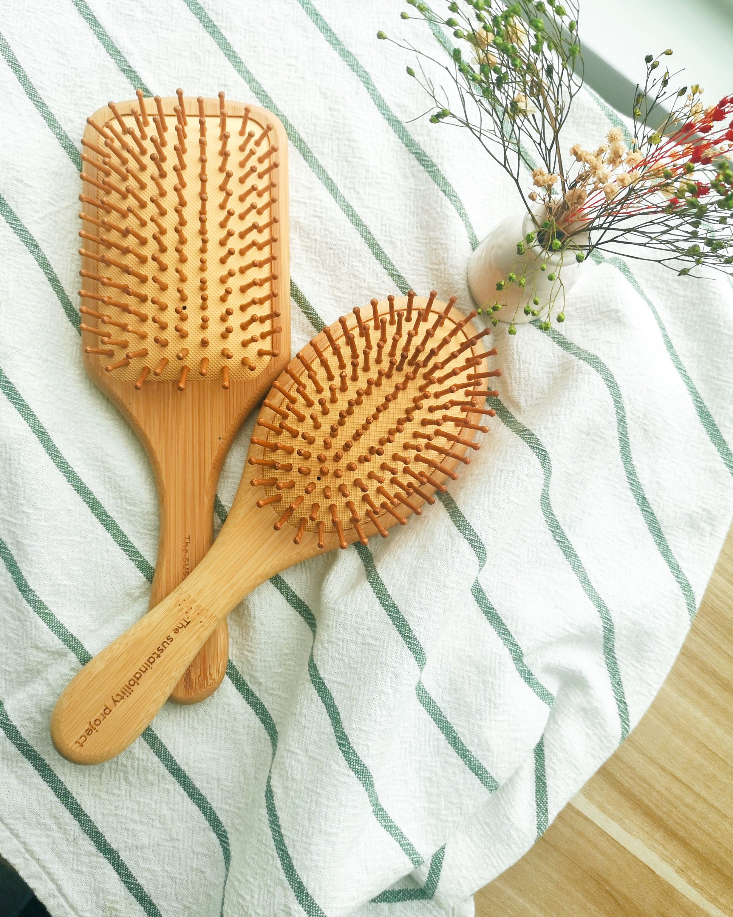 Bamboo Hair Brush - LM