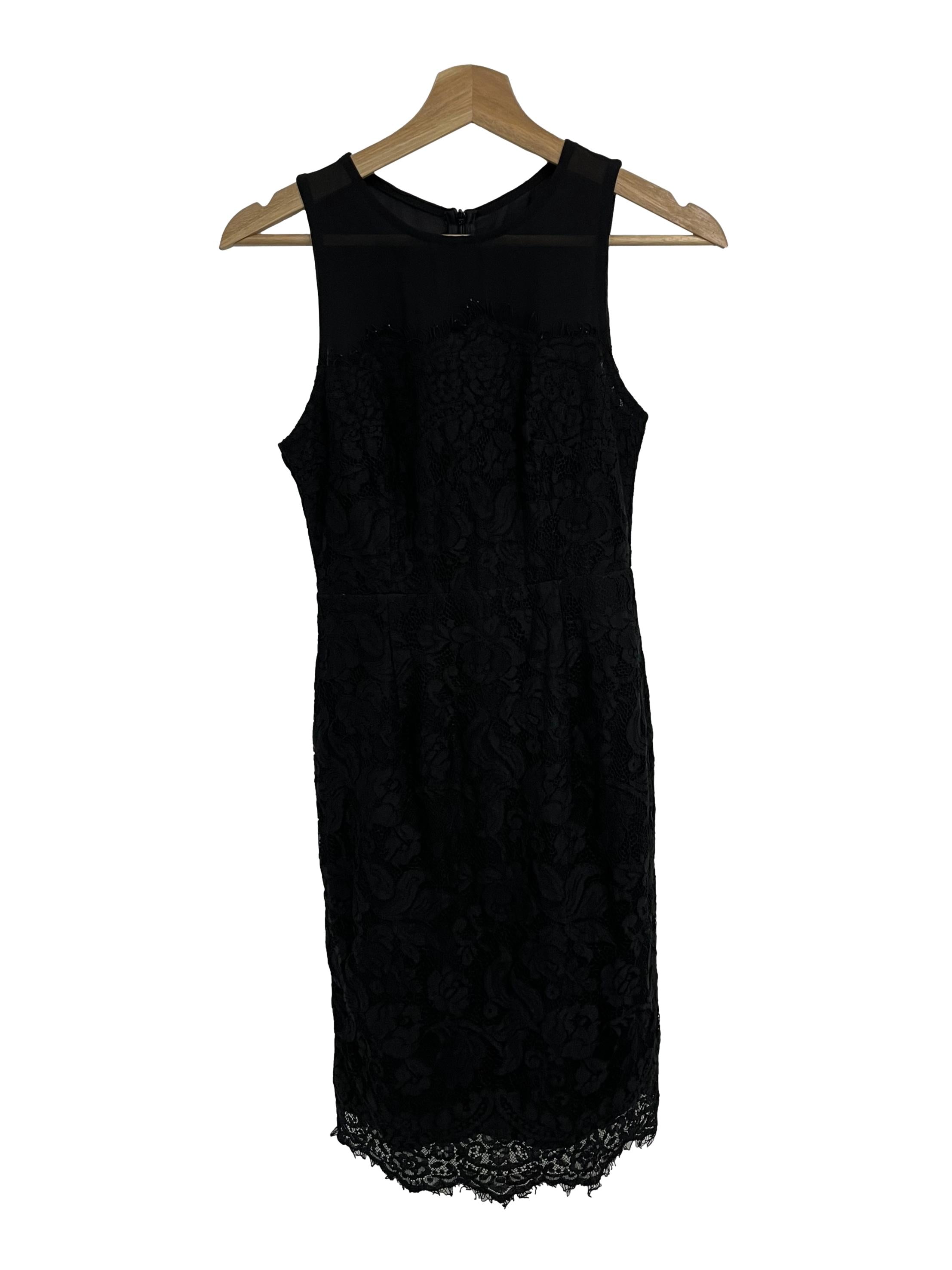 Black Lace Sheath Dress TTR